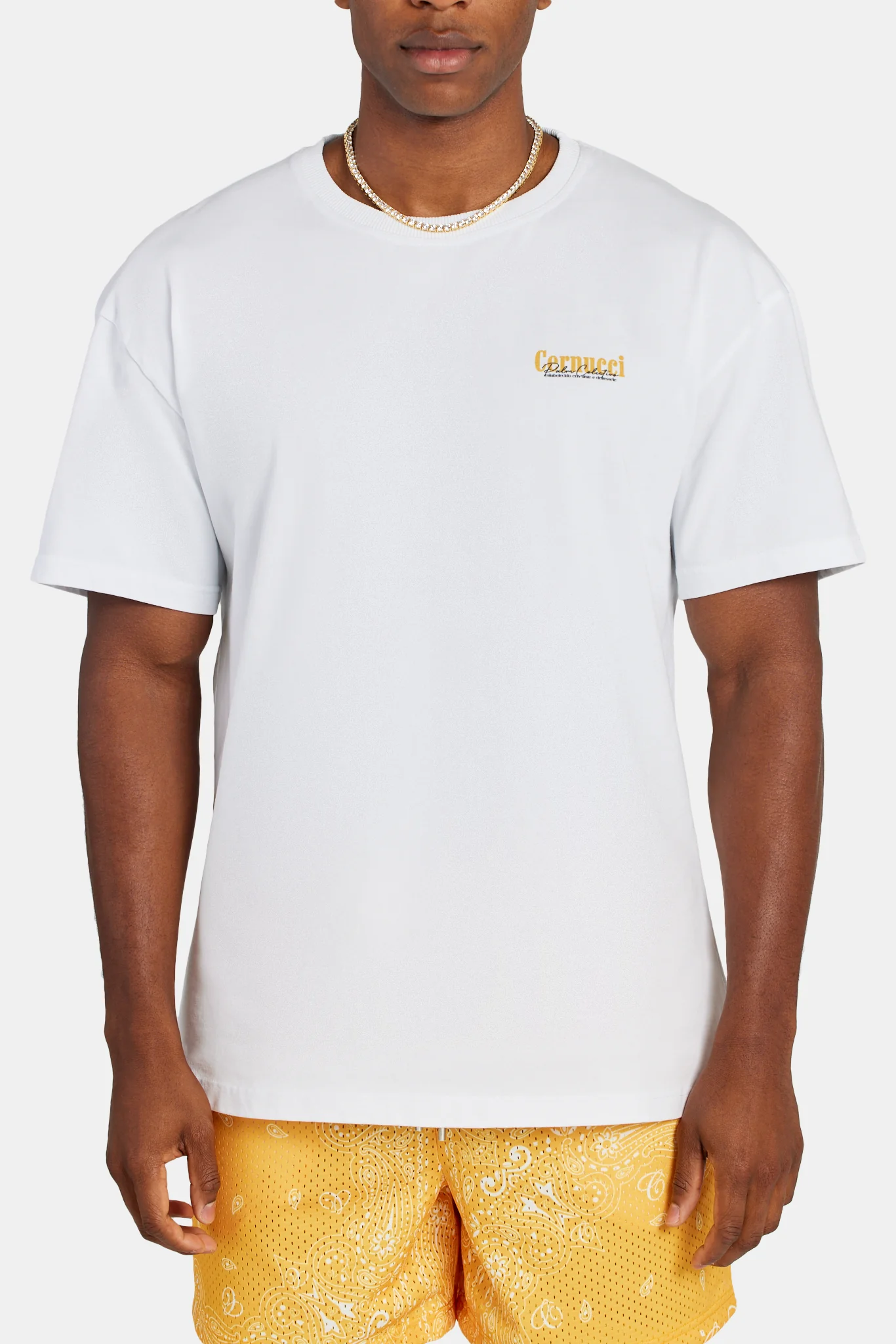 Cernucci Palm Collection Graphic T-Shirt - White - Image 4