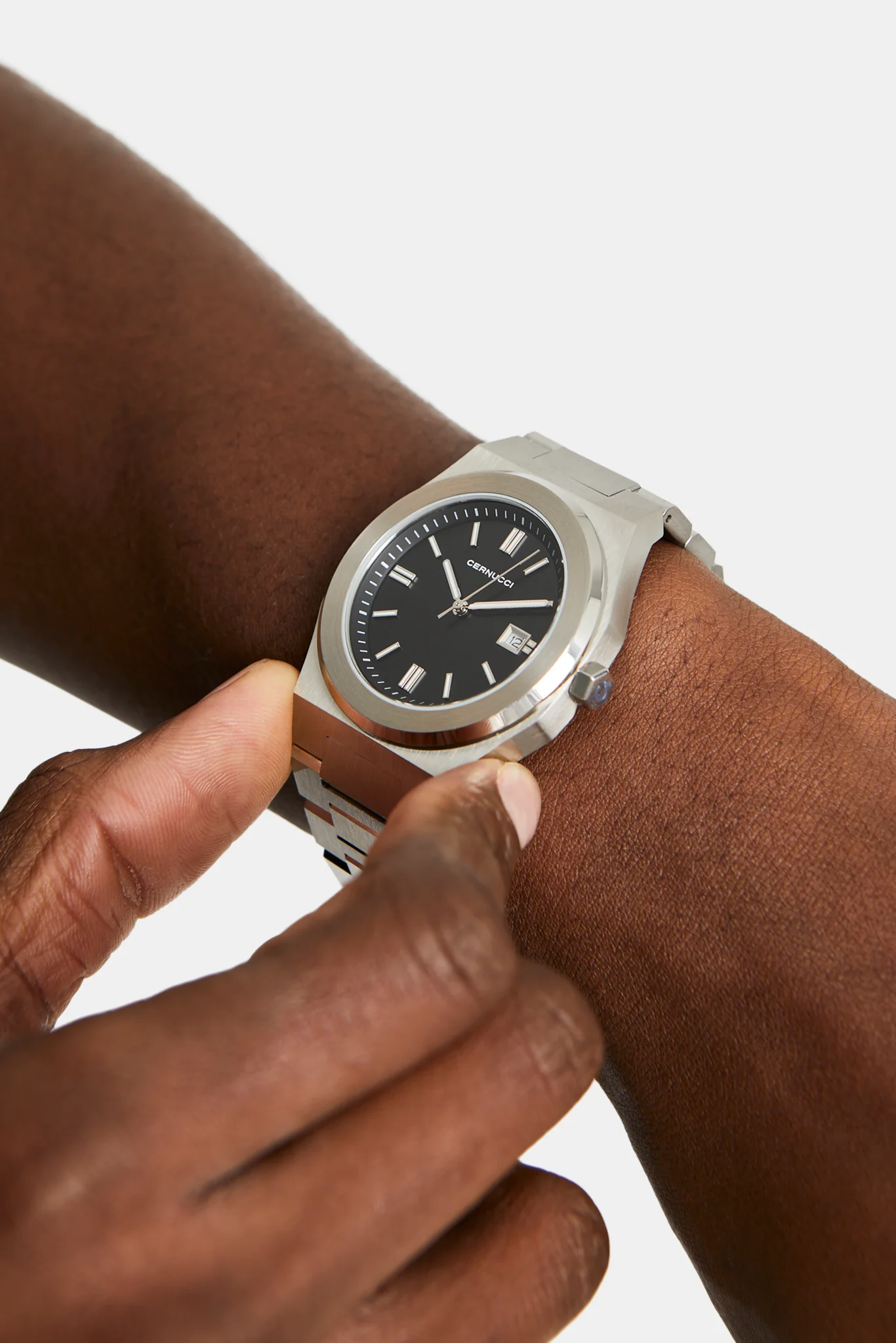Cernucci Polished Watch - Black - Image 4