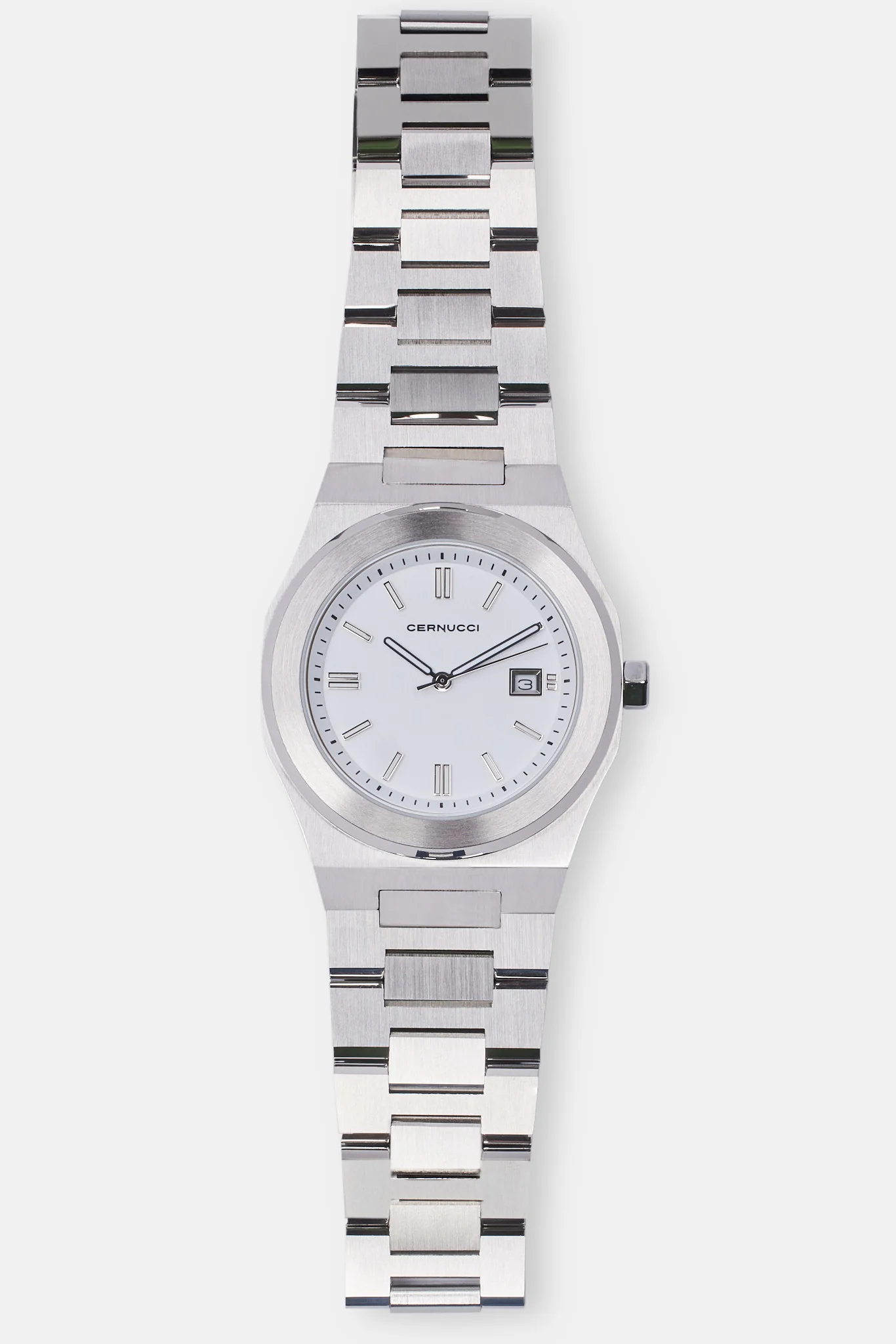 Cernucci Polished Watch - White - Image 2