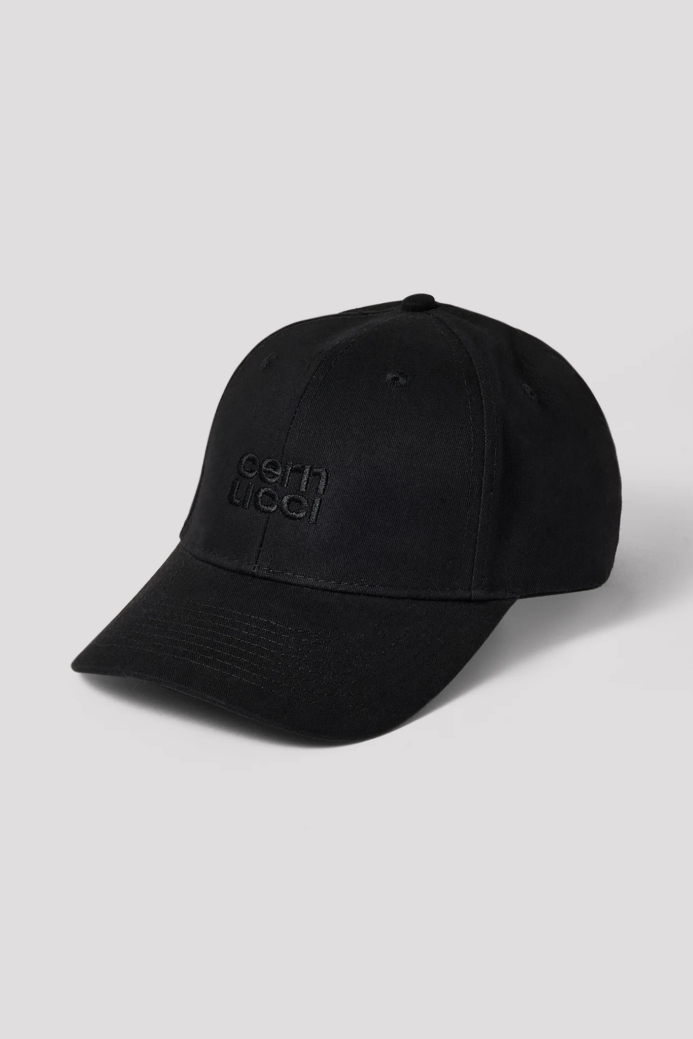 Cernucci Stacked Logo Cap - Black - Image 2