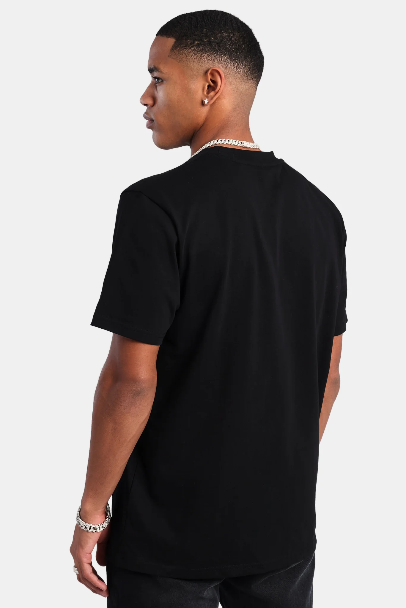Cernucci Studios Embroidered T-Shirt - Black - Image 5