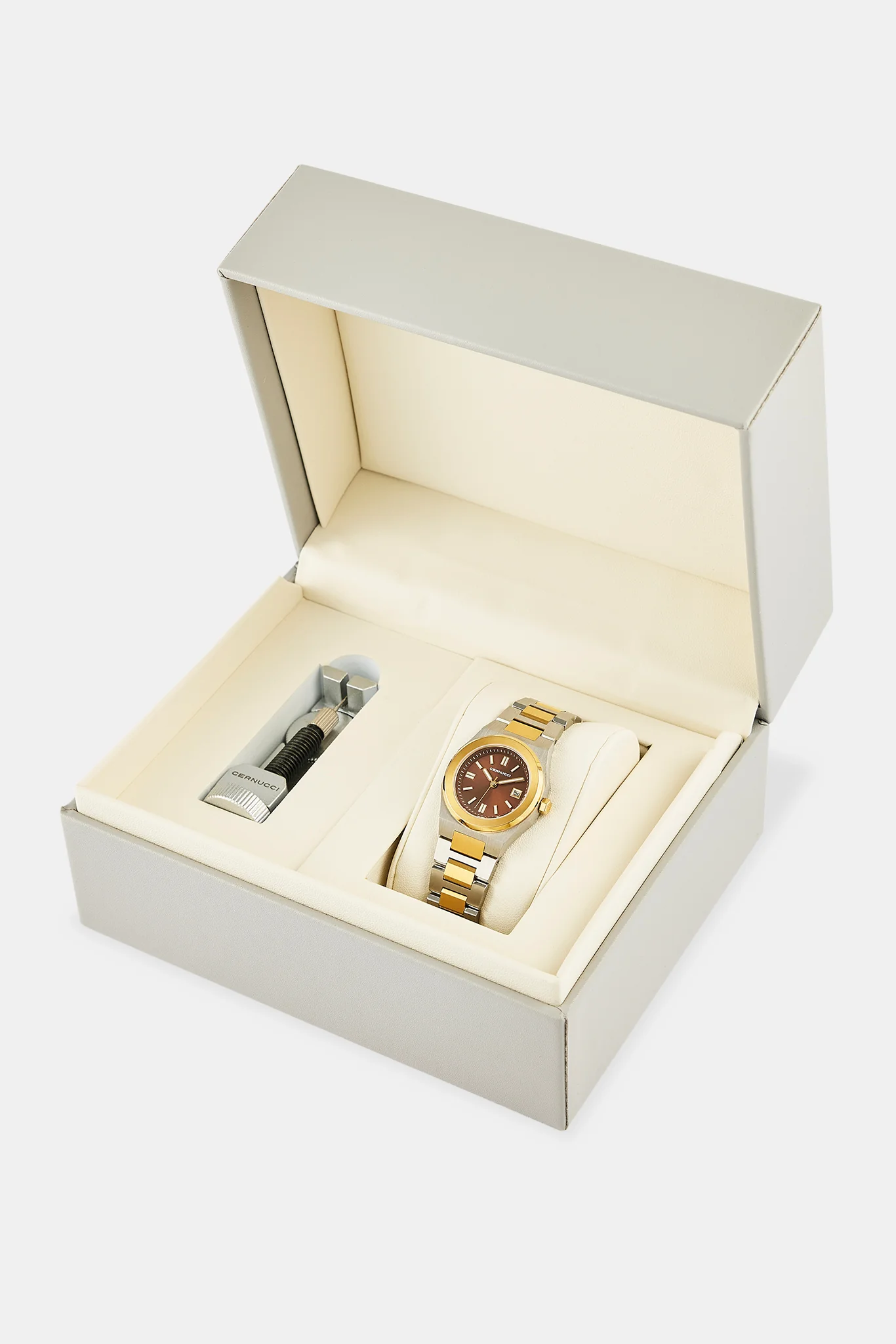 Cernucci Two Tone Watch - Silver - Image 5