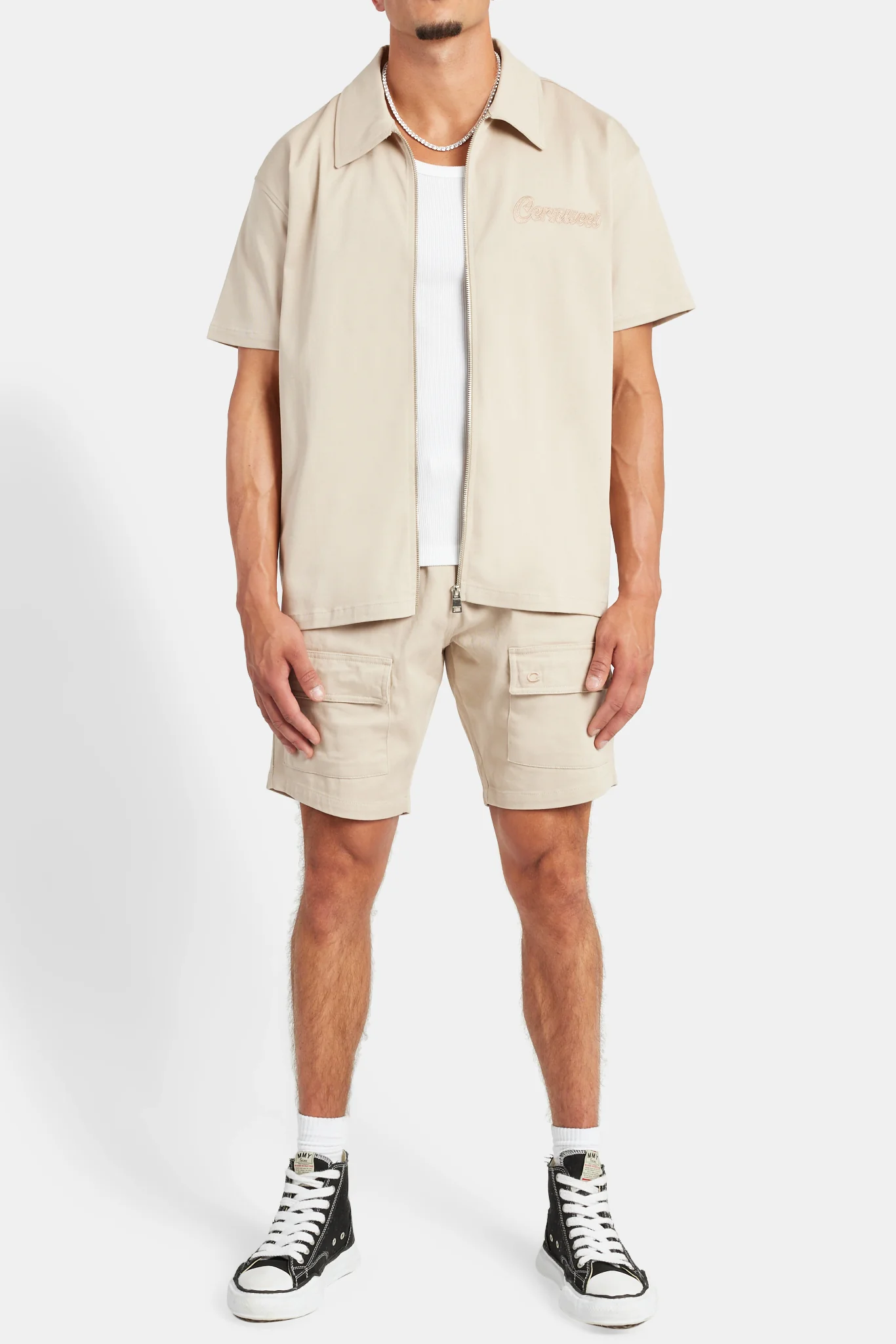Cernucci Zip Twill Shirt - Image 4