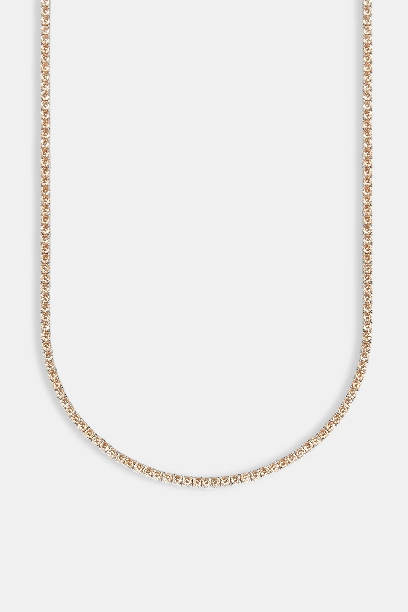 Champagne Tennis Chain - 3mm - Image 2