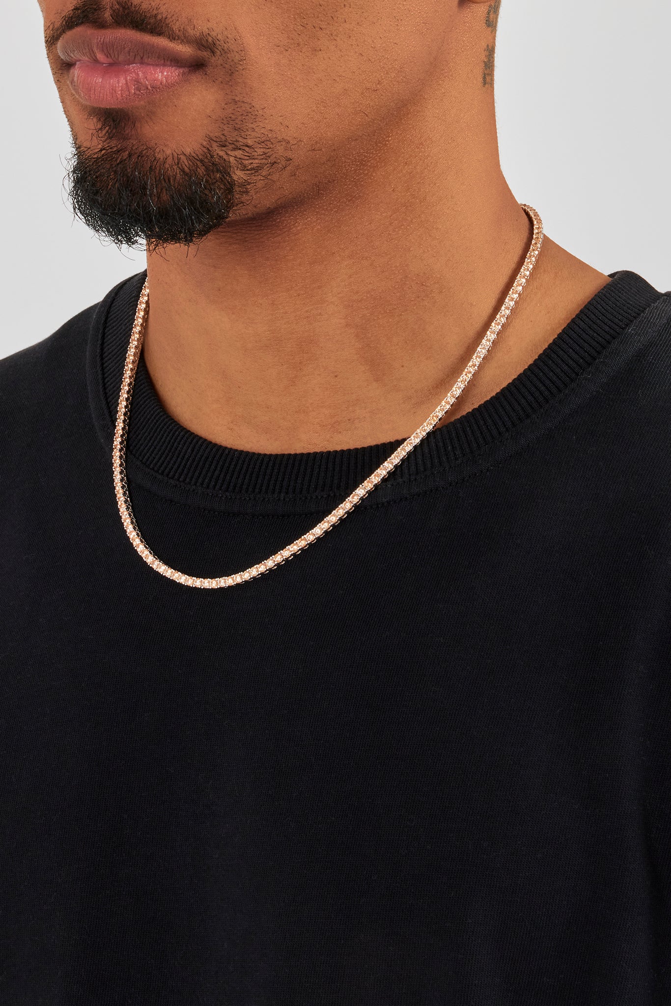 Champagne Tennis Chain - 3mm - Image 3