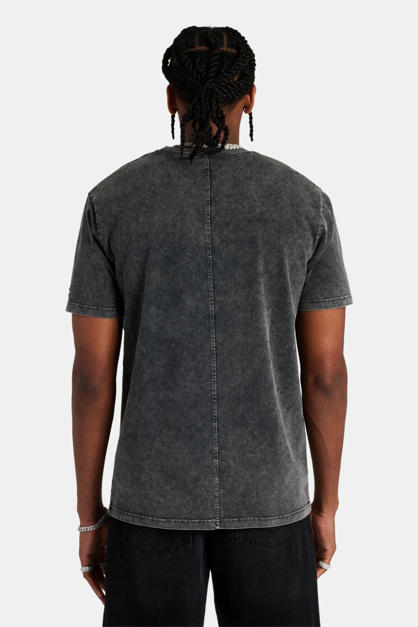 Cherub Graphic T-Shirt - Acid Wash - Image 4