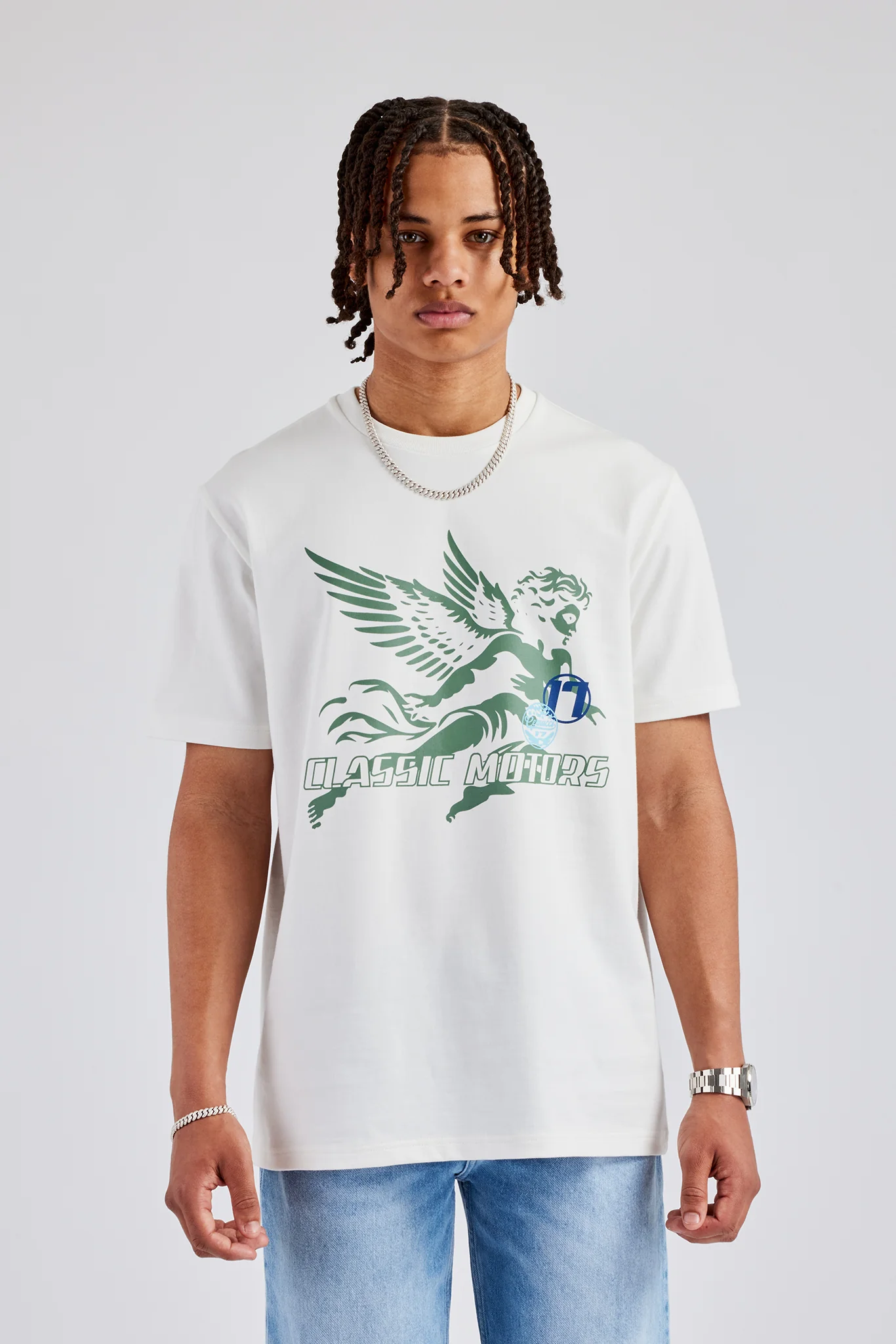 Cherub Graphic T-Shirt - Off White