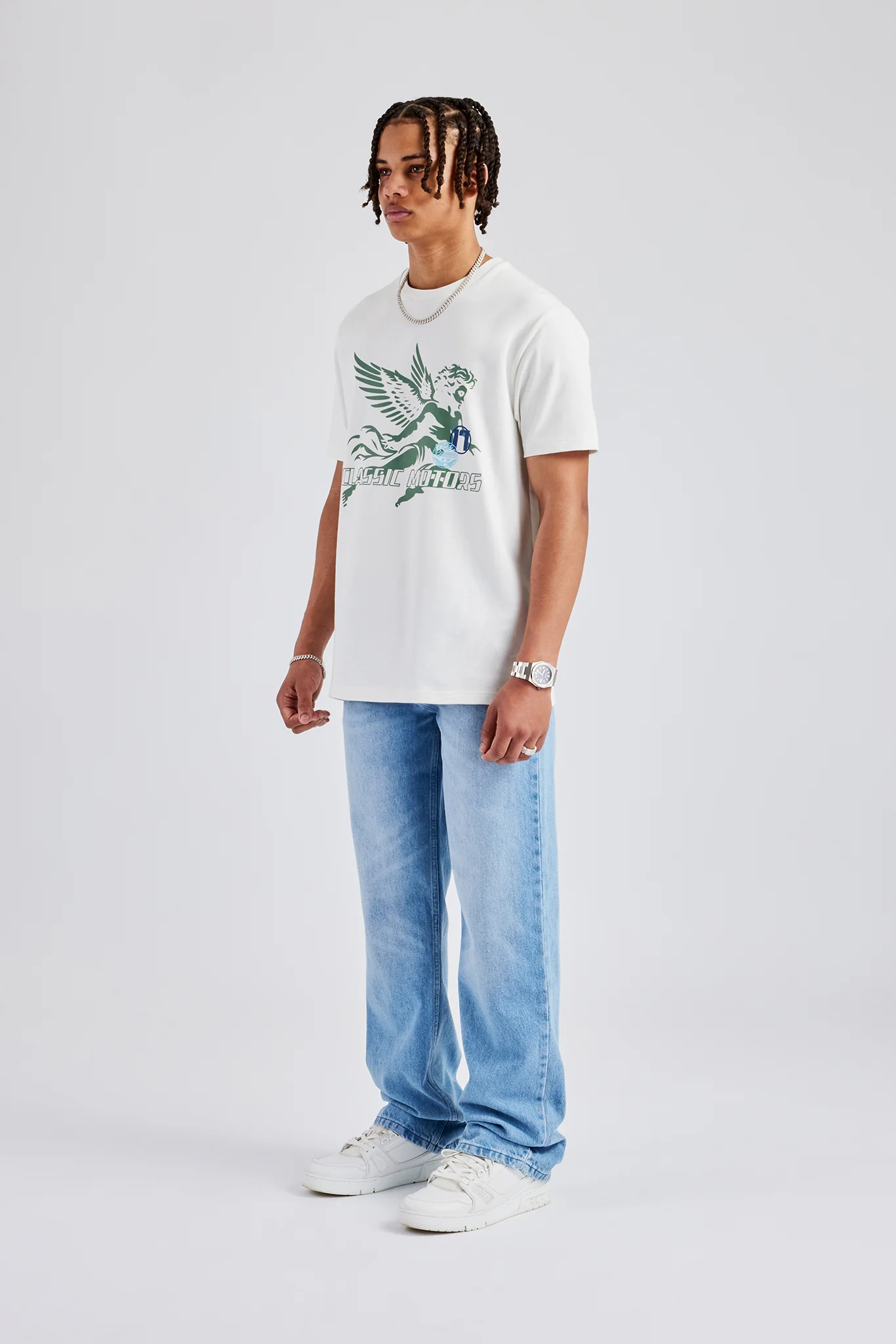 Cherub Graphic T-Shirt - Off White - Image 4