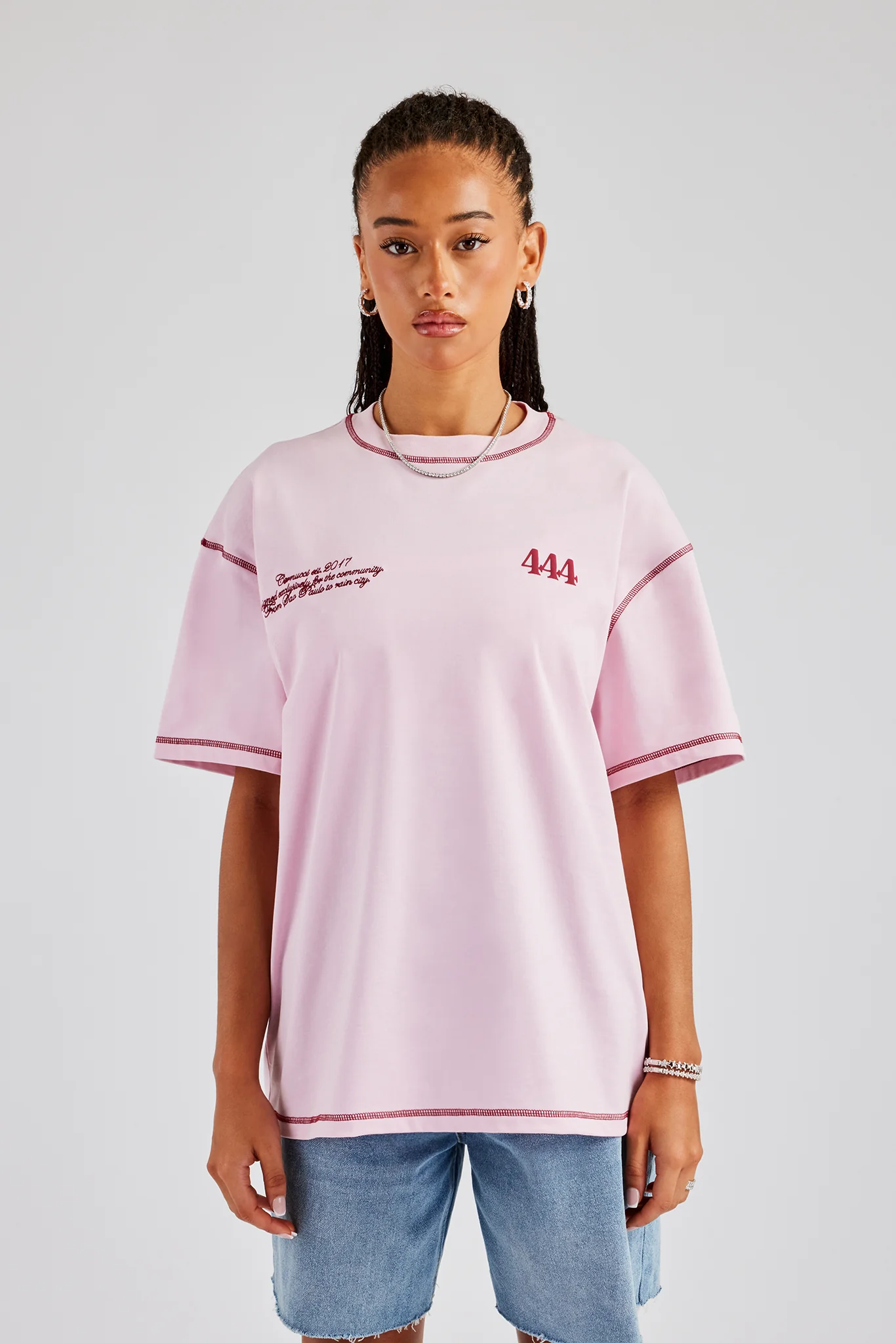 Cherub Oversized Print T-Shirt - Image 4