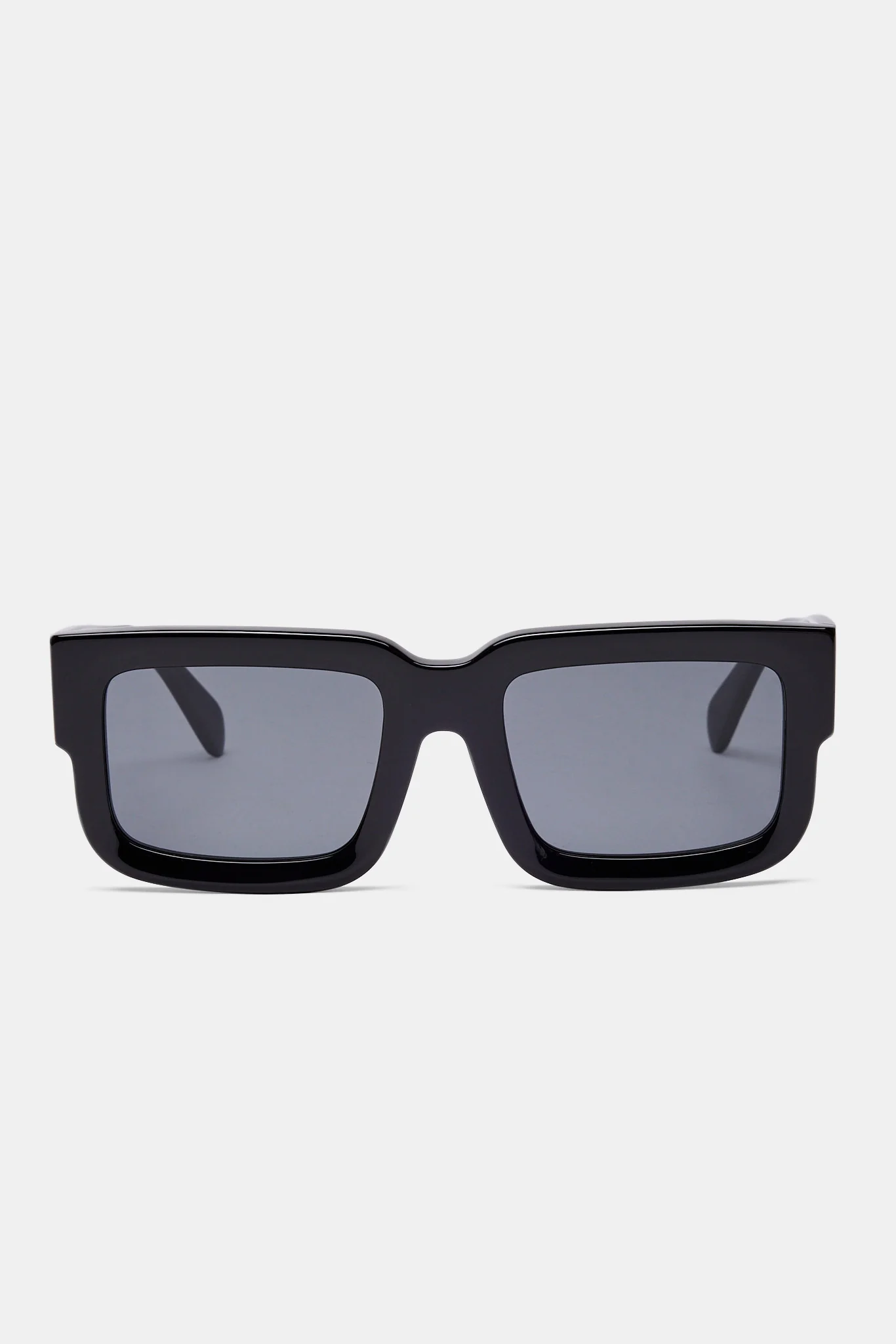Chunky Acetate Sunglasses - Black - Image 3