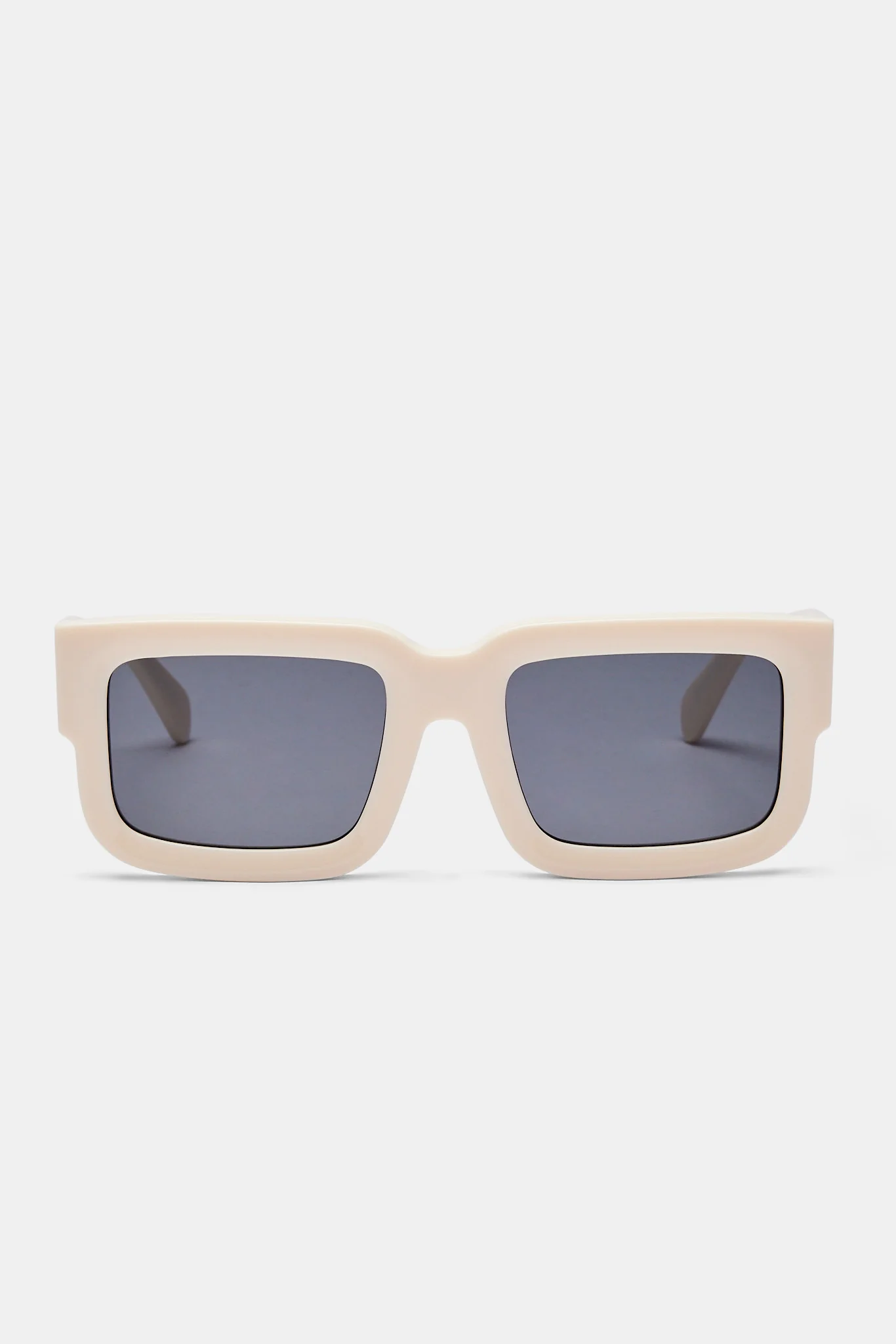 Chunky Acetate Sunglasses - Ecru - Image 3