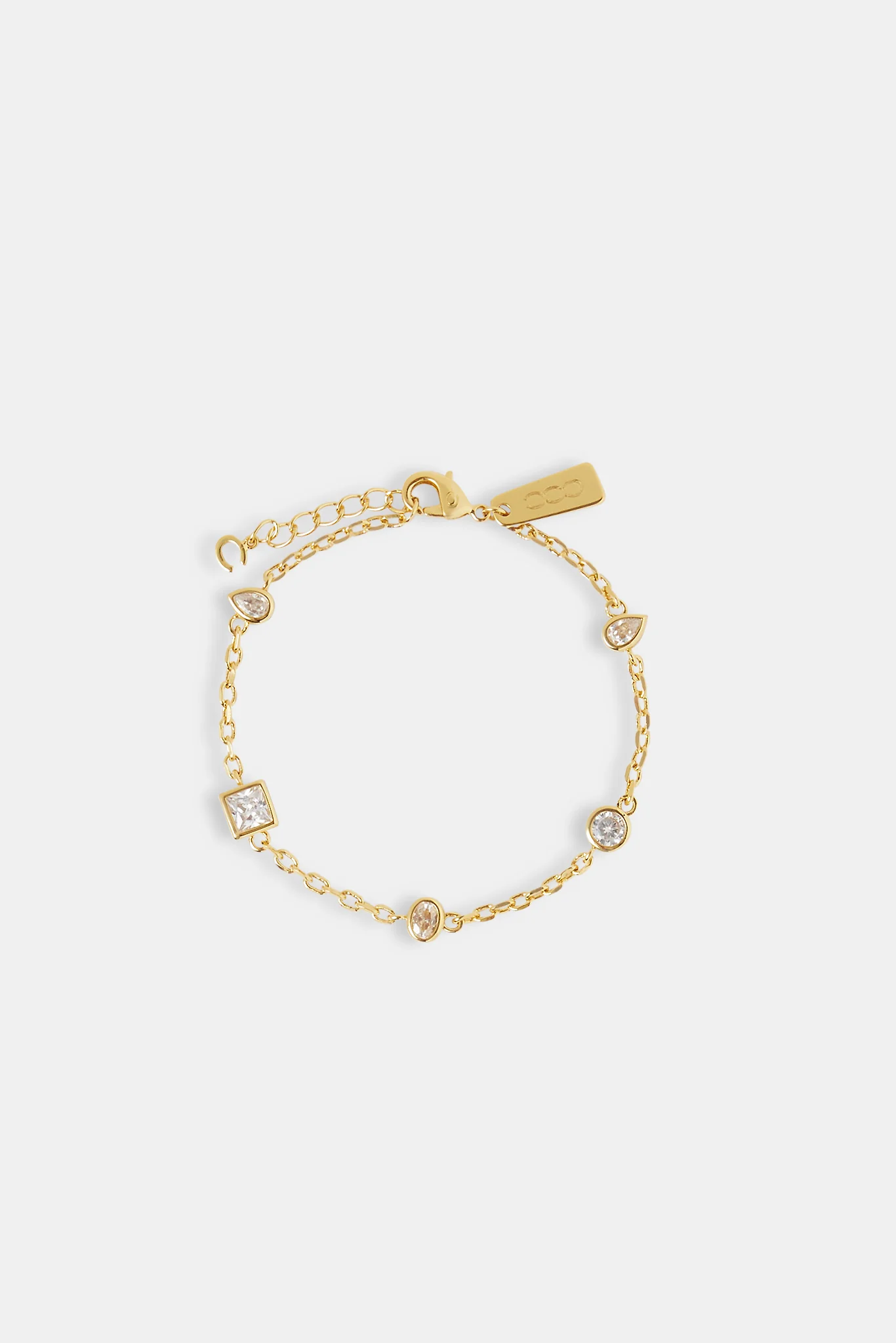 Clear Multi Stone Bracelet - 6mm - Image 2