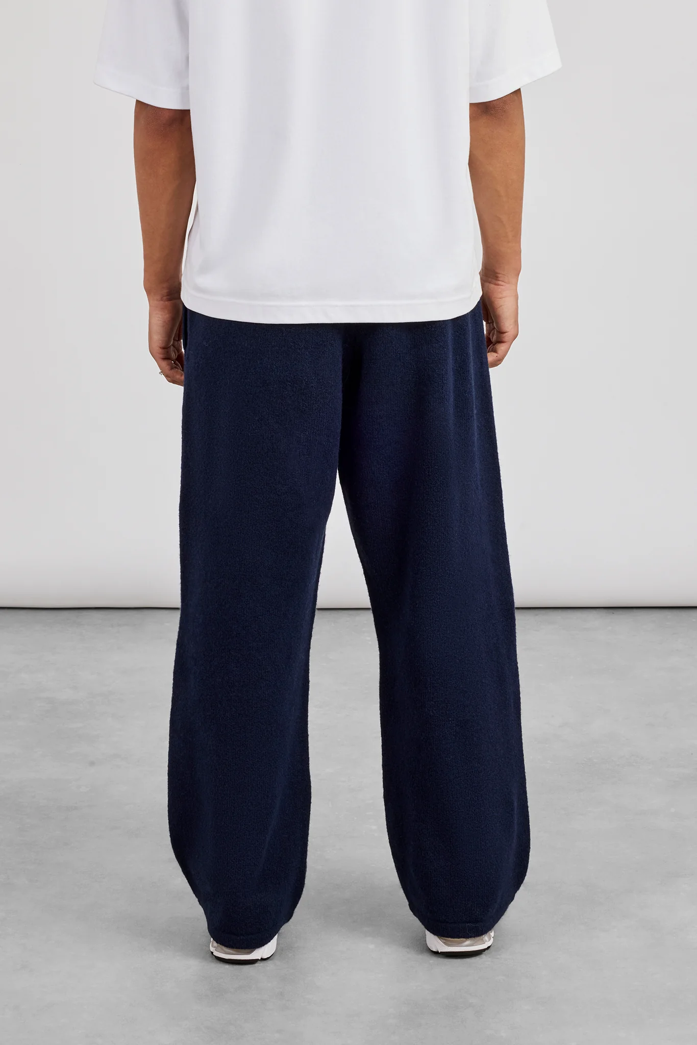 CN Knitted Baggy Jogger - Navy - Image 4