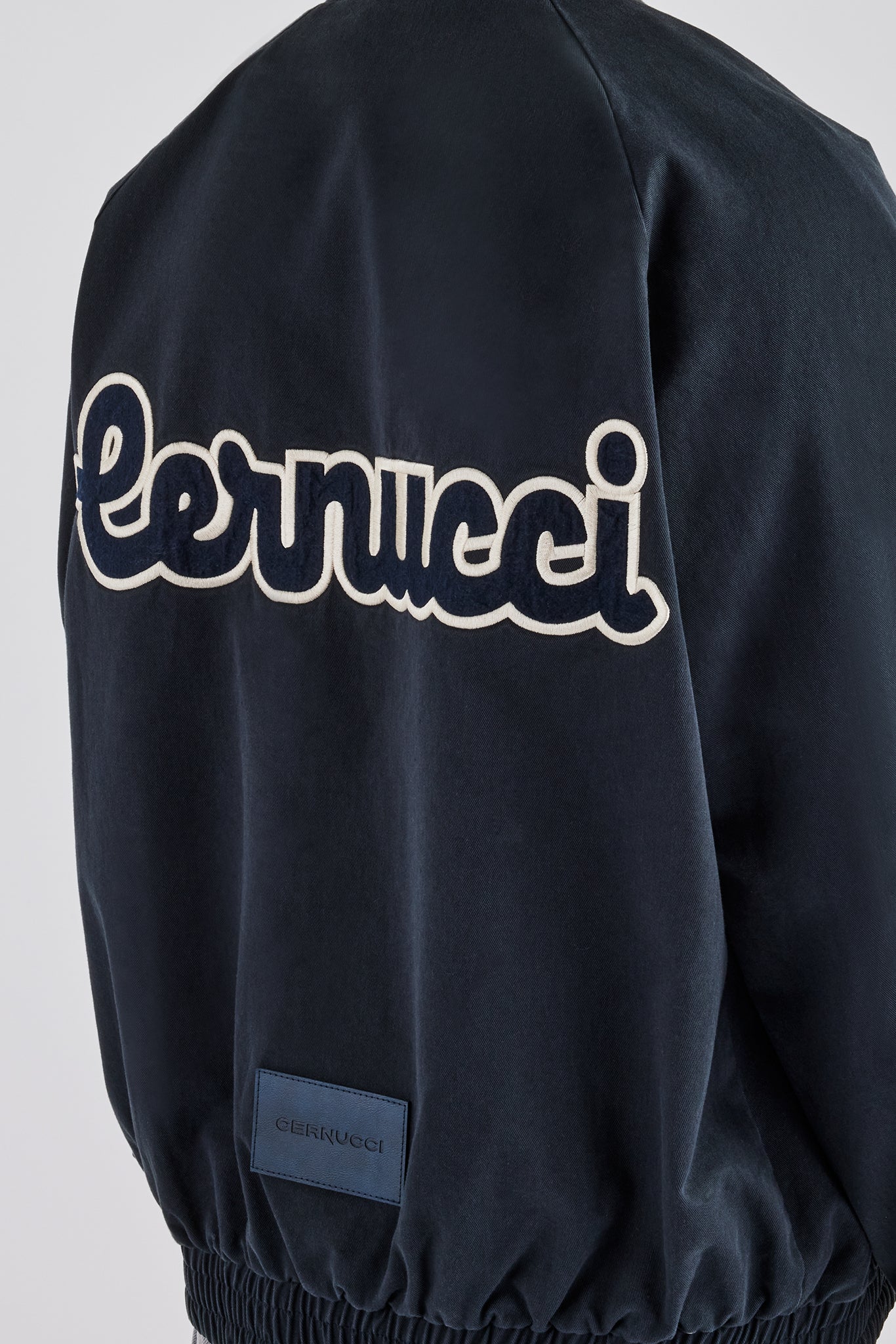 CN Twill Bomber Jacket - Navy - Image 4