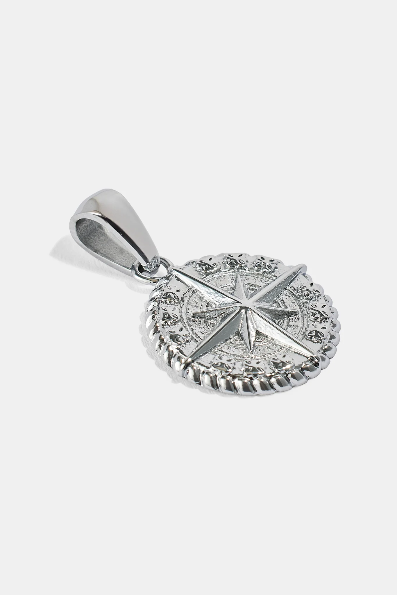 Compass Pendant - 20mm - White - Image 3