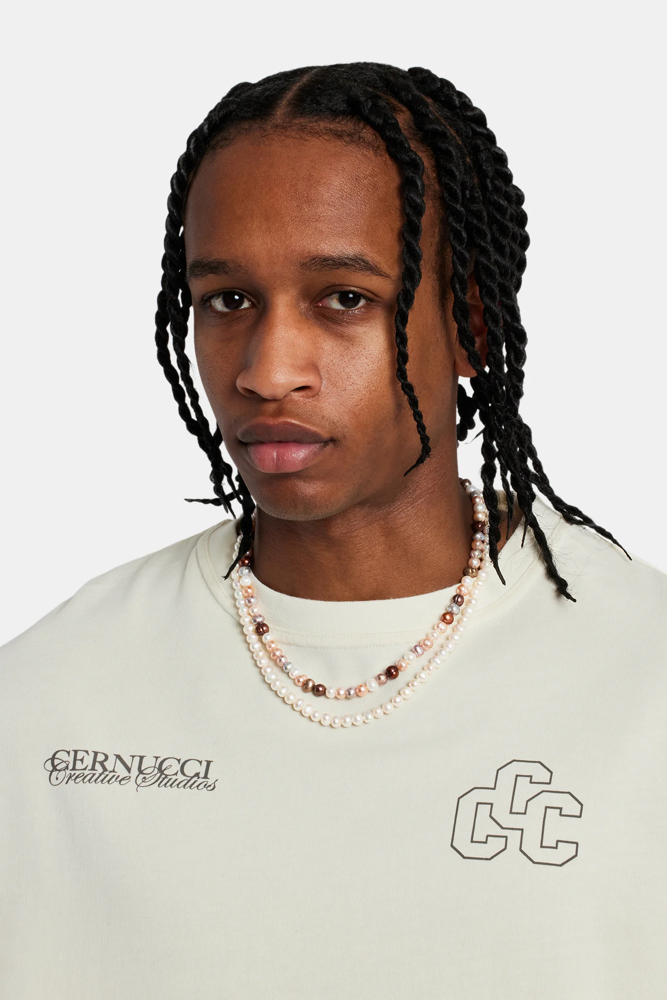 Creative Studios Oversized T-Shirt - Off White - Image 5