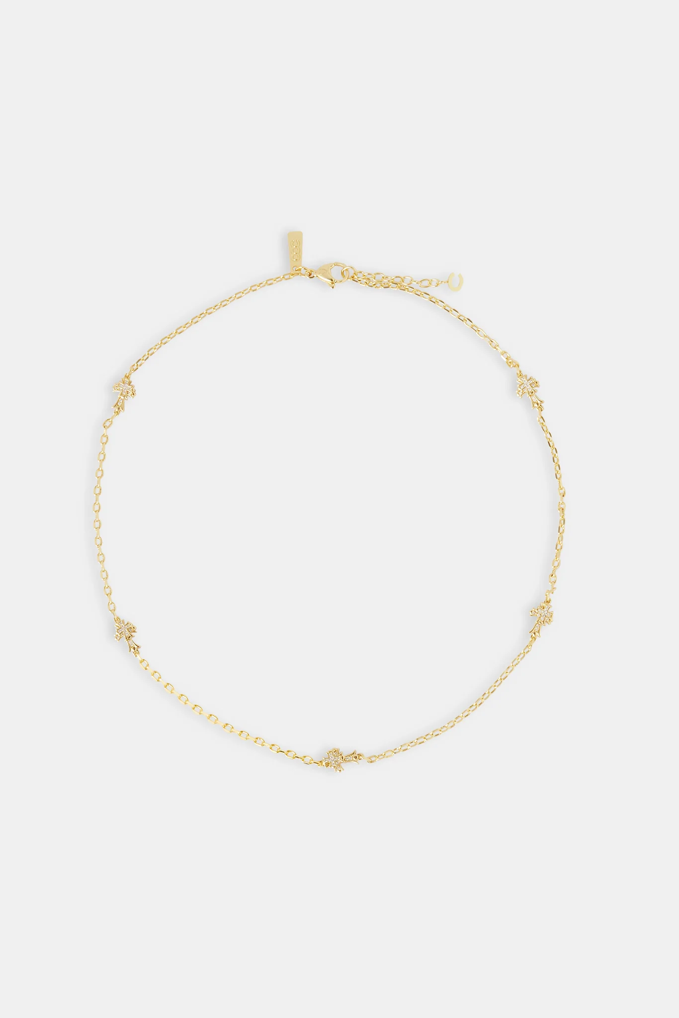 Cross Thin Link Chain - 2.5mm - Gold - Image 4