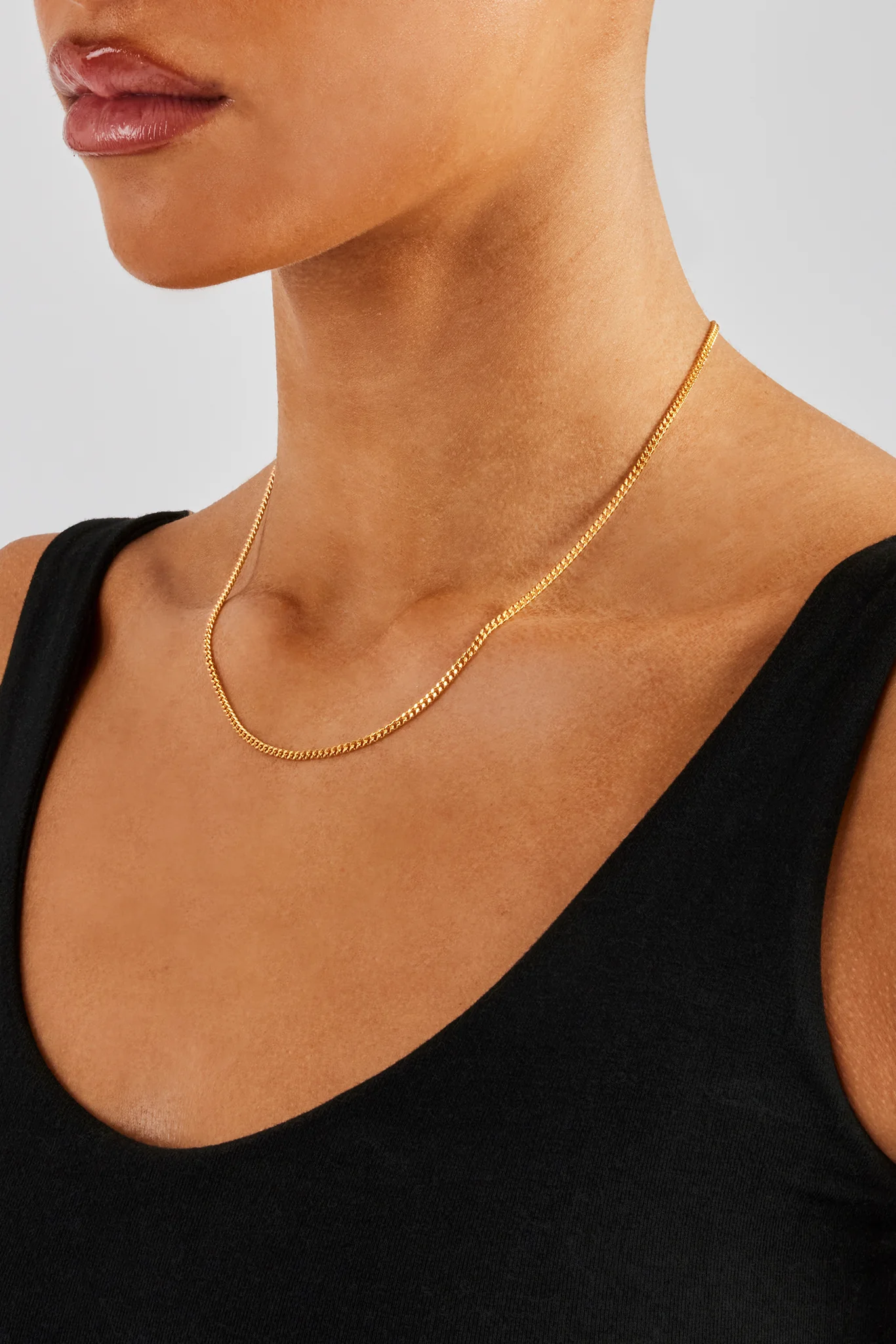 Cuban Chain - 2mm - Gold - Image 3