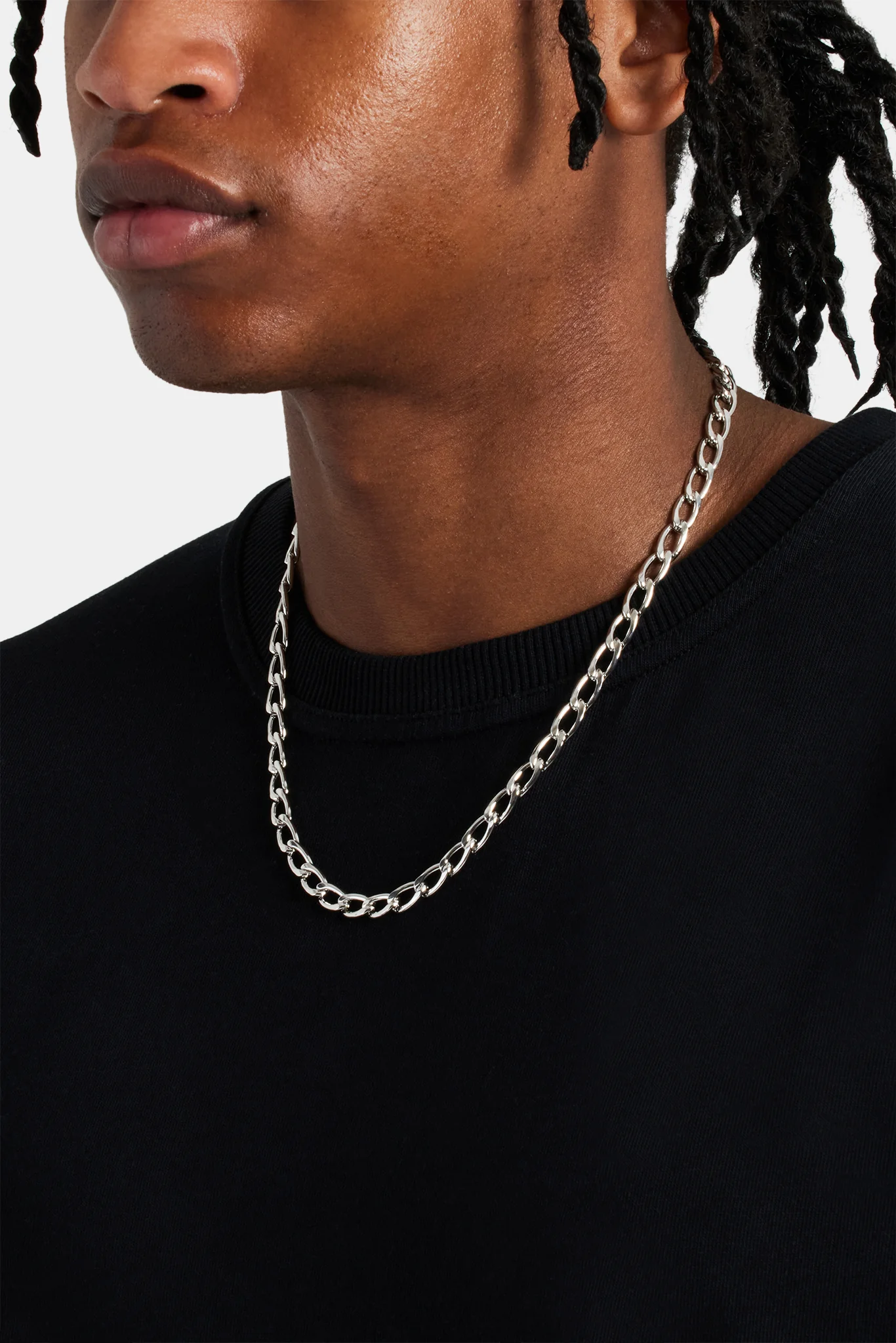 Curb Chain - 6mm - White - Image 3