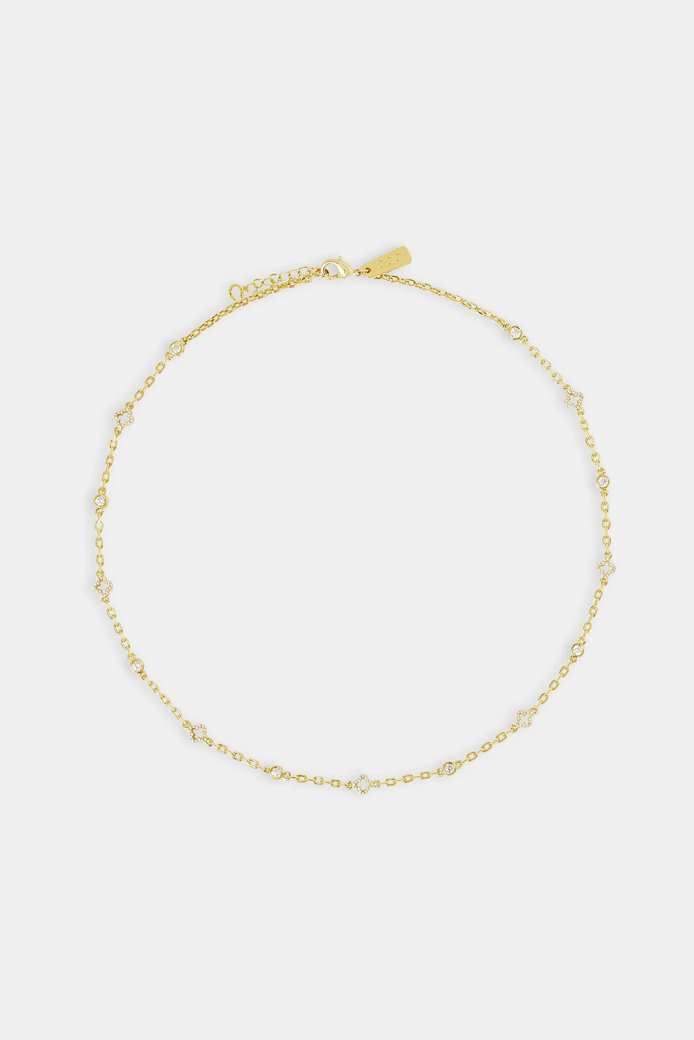 Cut Out Iced Repeat Motif Chain - 6mm - Image 3