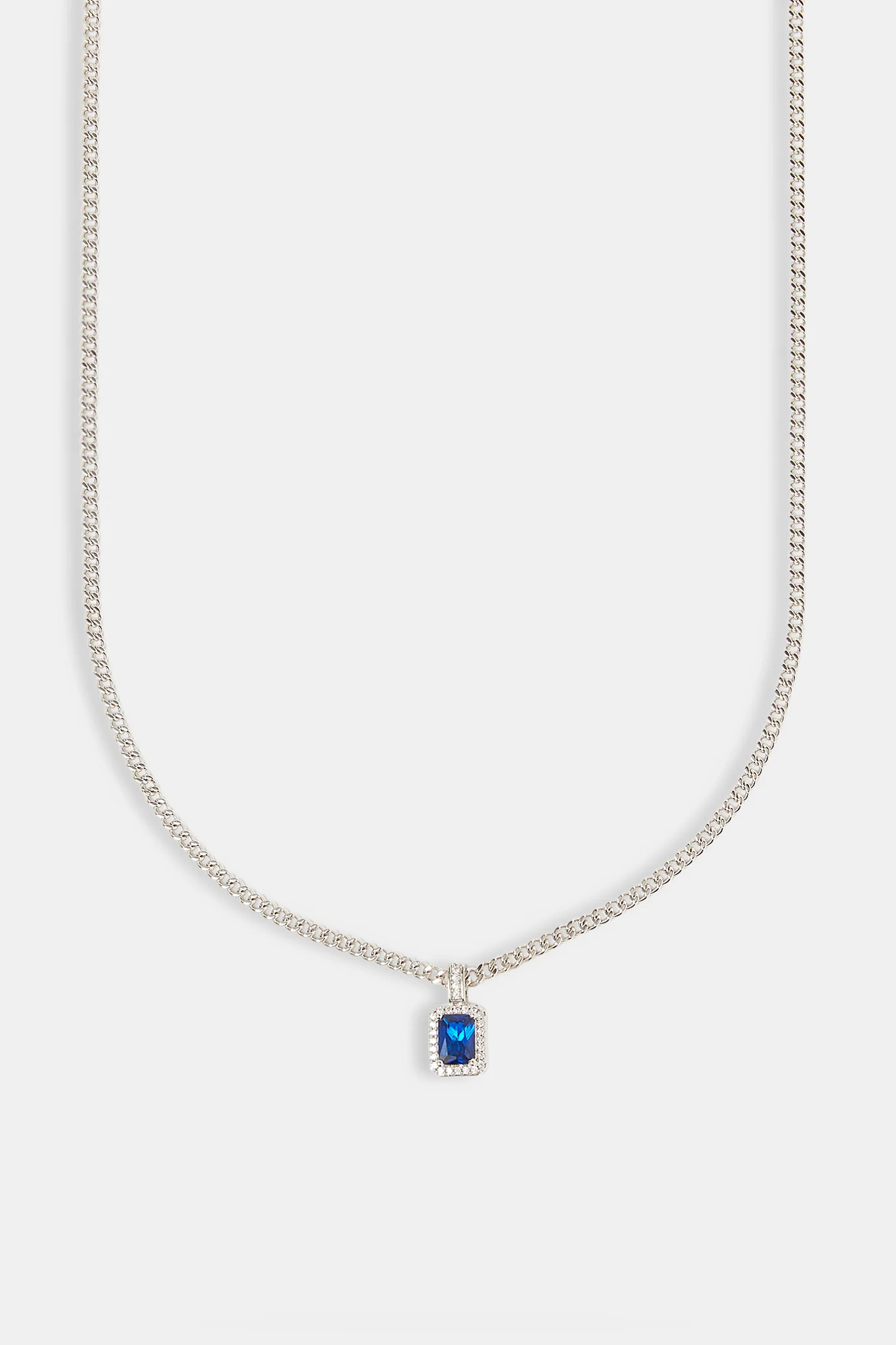 Dark Blue Gemstone Necklace - 10mm - Image 2