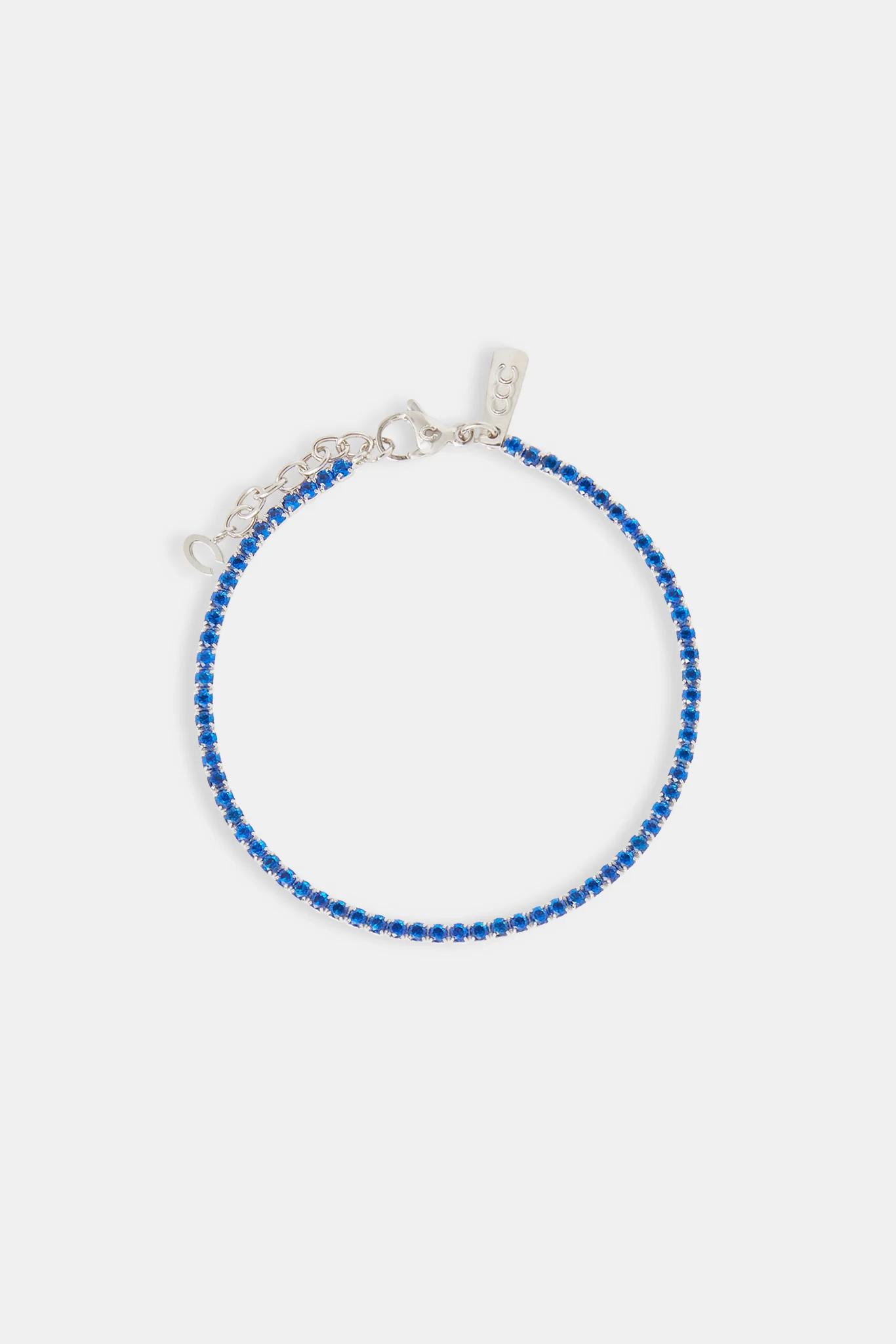 Dark Blue Micro Tennis Bracelet - 2.5mm - Image 2