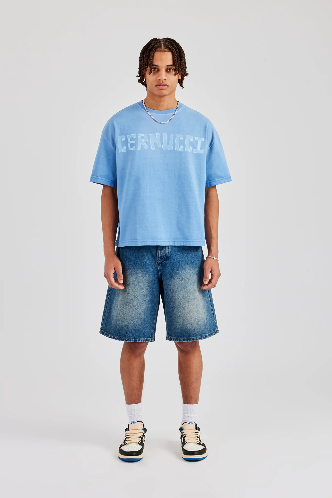 Denim Bermuda Jorts - Antique Wash - Image 4