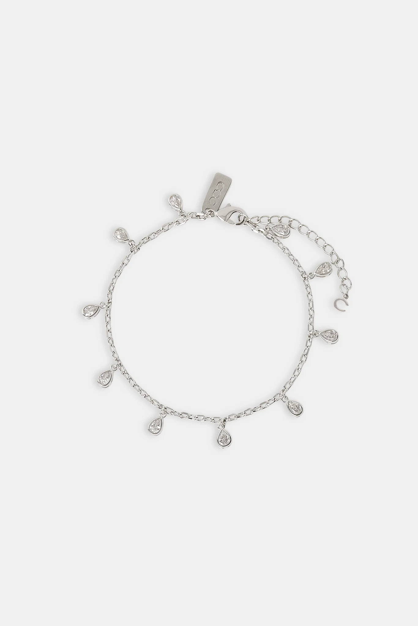 Drop Gemstone Anklet - 6mm - Image 2