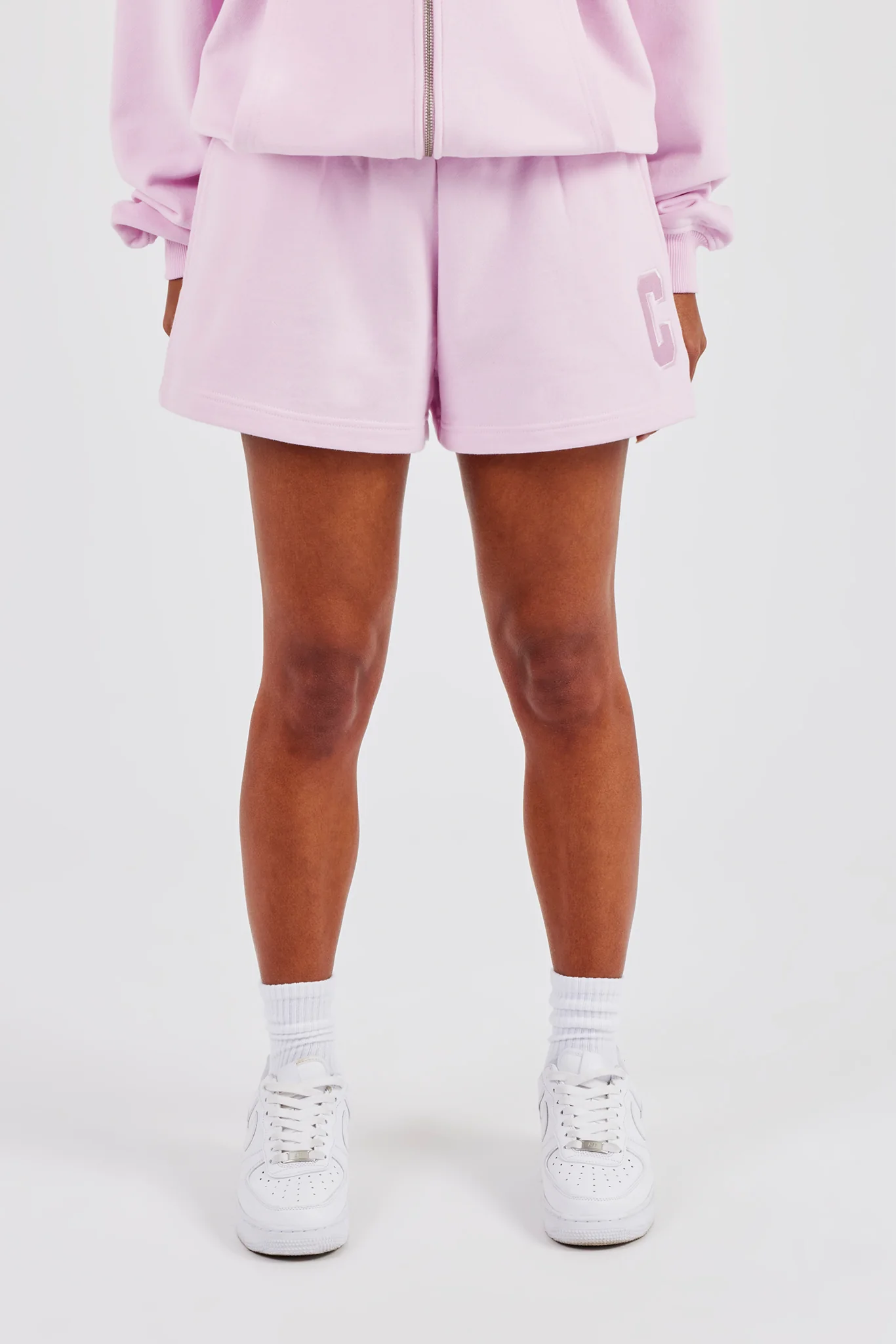 Embroidered C Short - Pink - Image 2