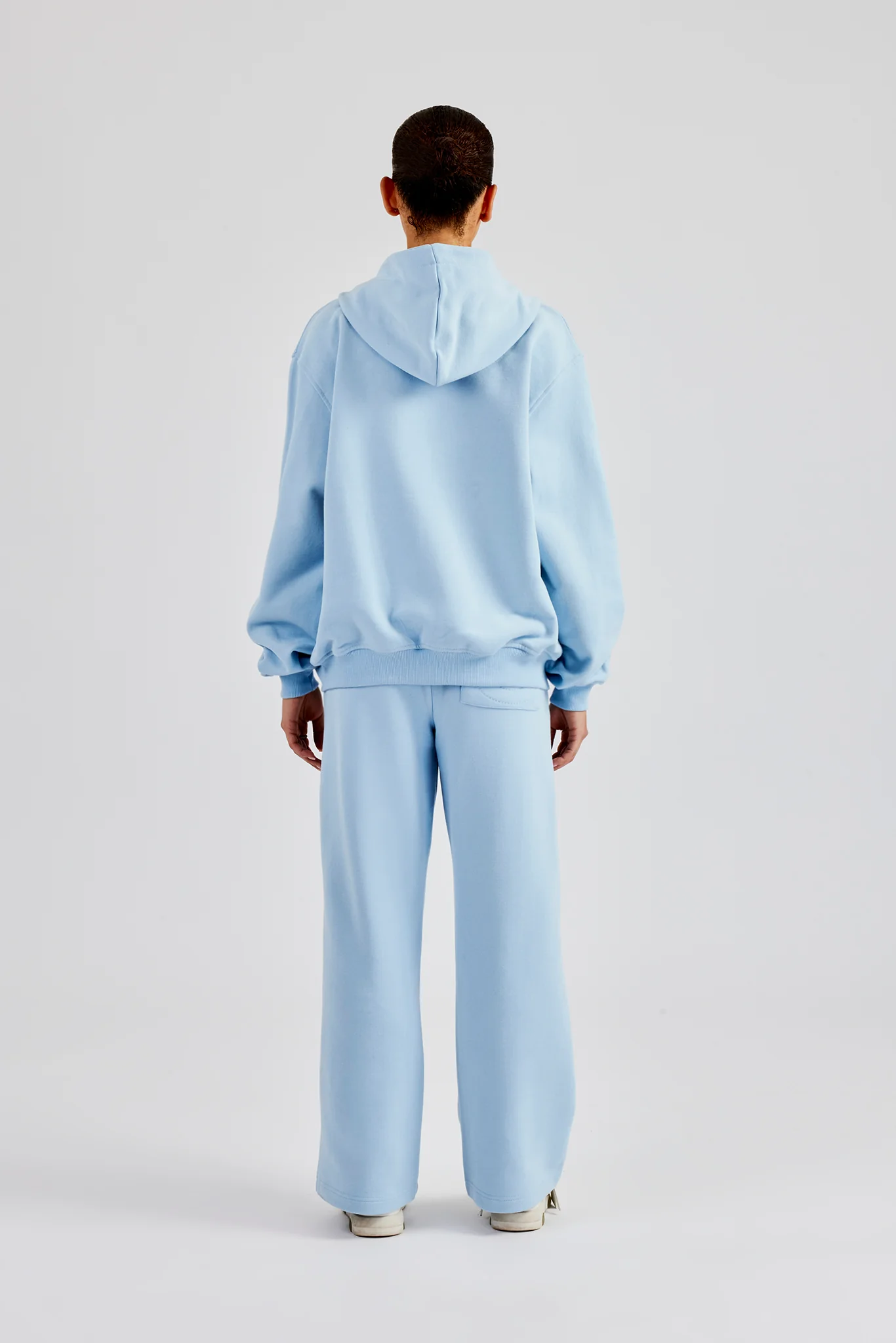 Embroidered C Zip Through Tracksuit - Baby Blue - Image 4
