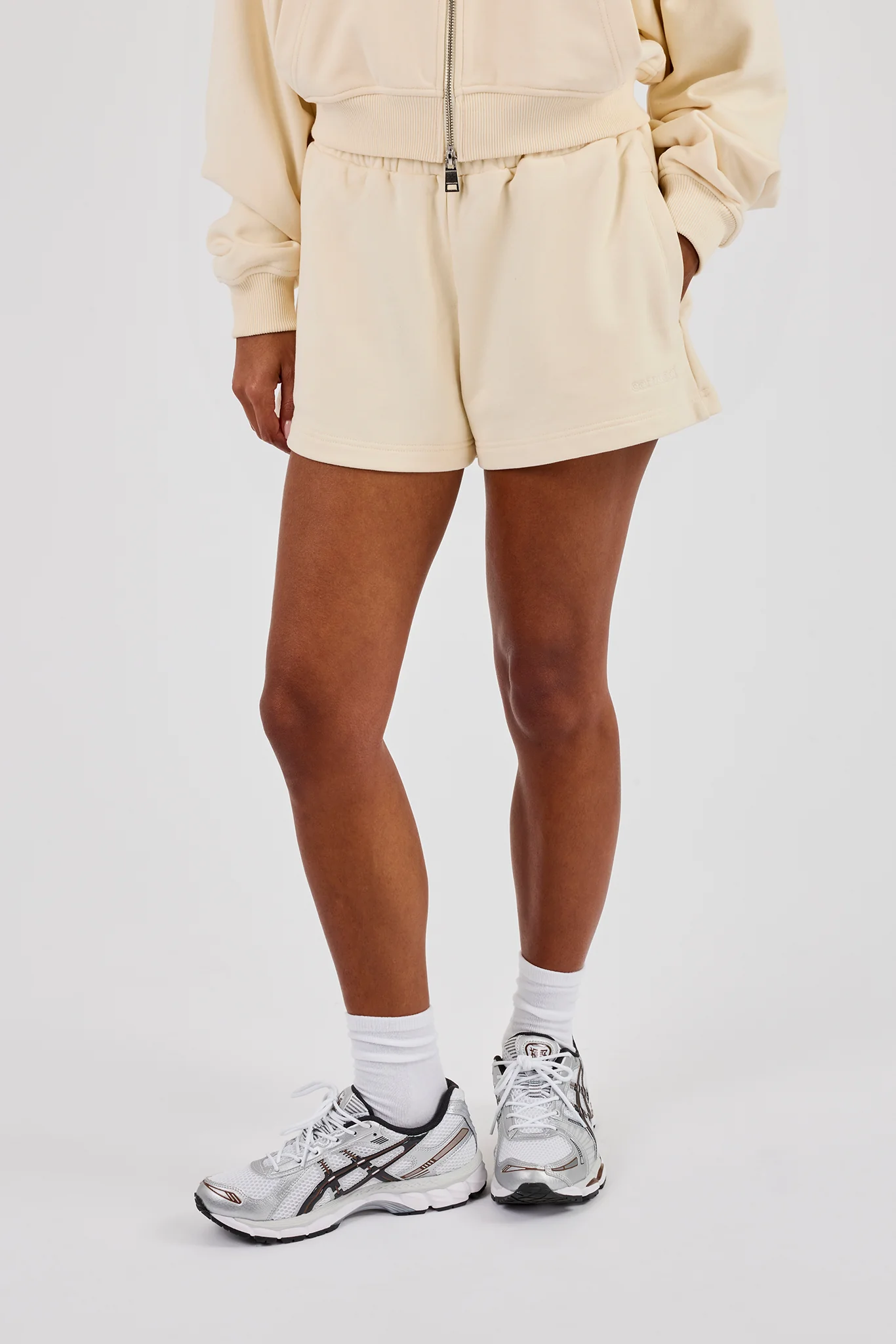 Embroidered Short - Butter Yellow