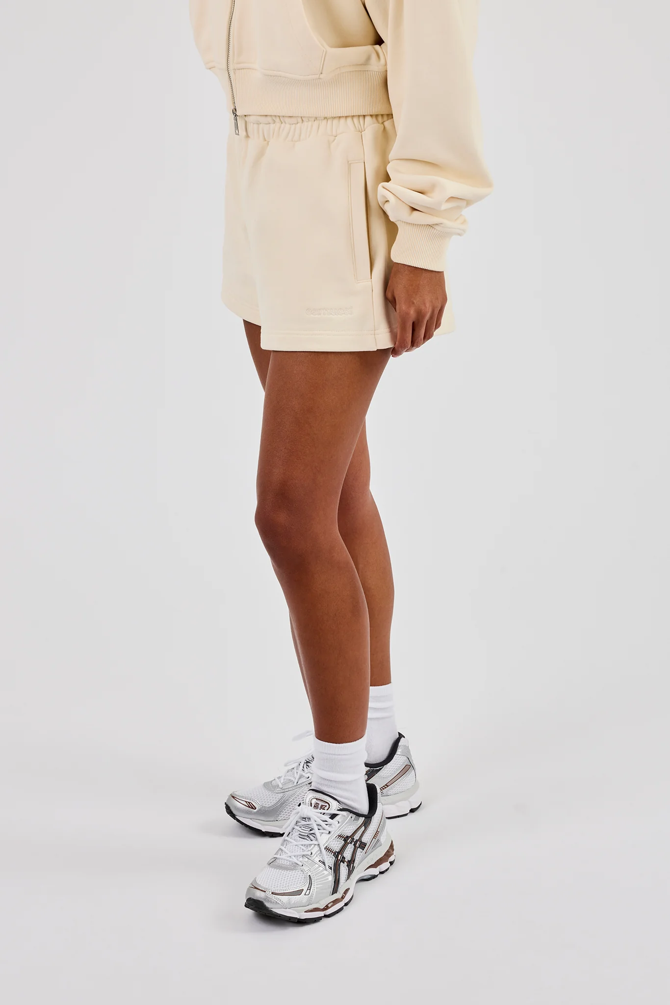 Embroidered Short - Butter Yellow - Image 2