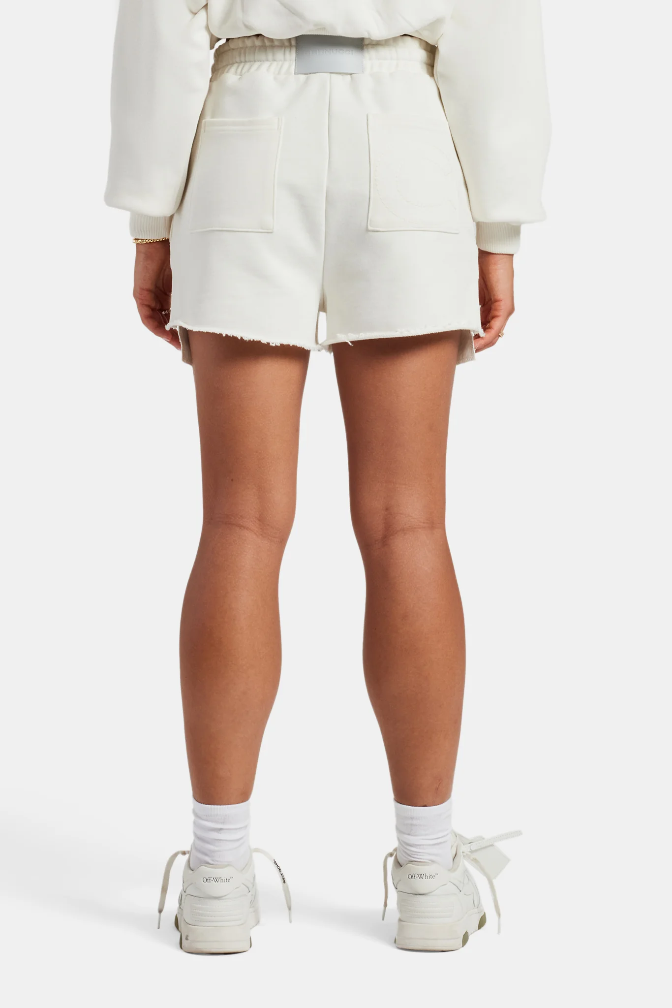 Esportivo Embroidered Short - Off White - Image 3