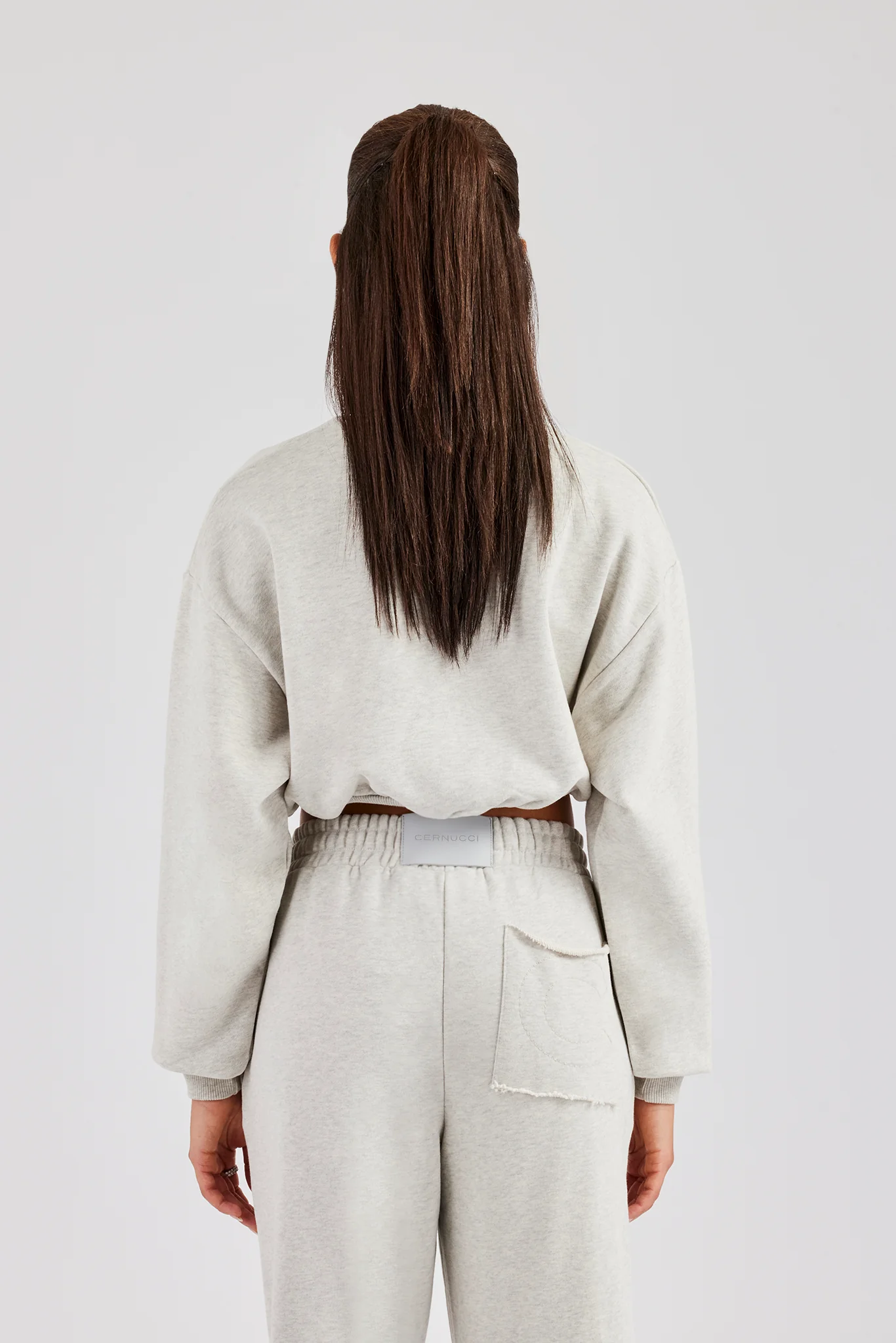 Esportivo Embroidered Sweatshirt - Grey Marl - Image 4