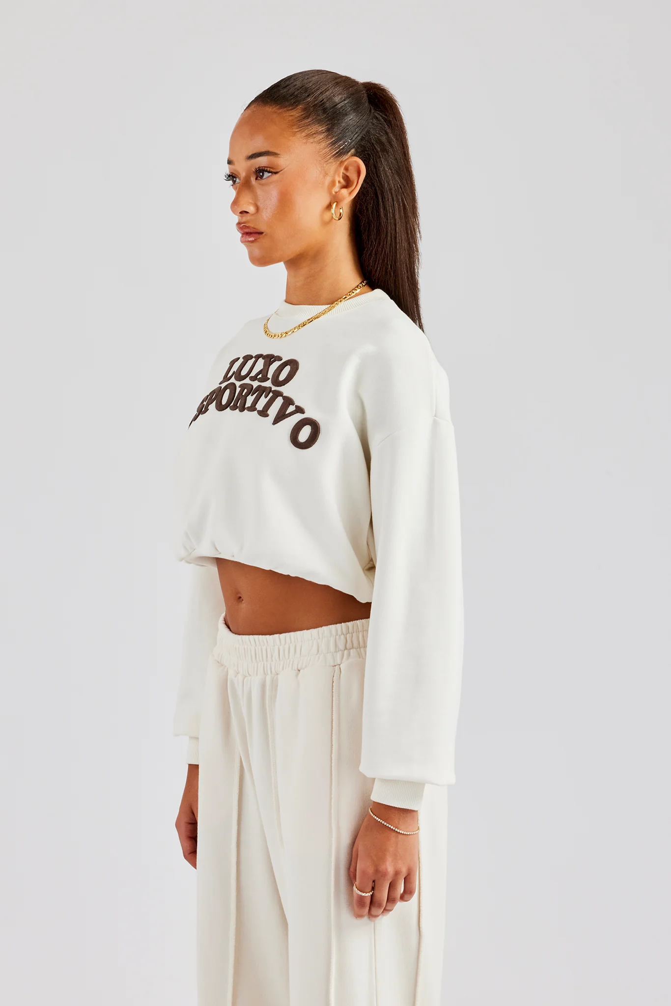 Esportivo Embroidered Sweatshirt - Off White - Image 2