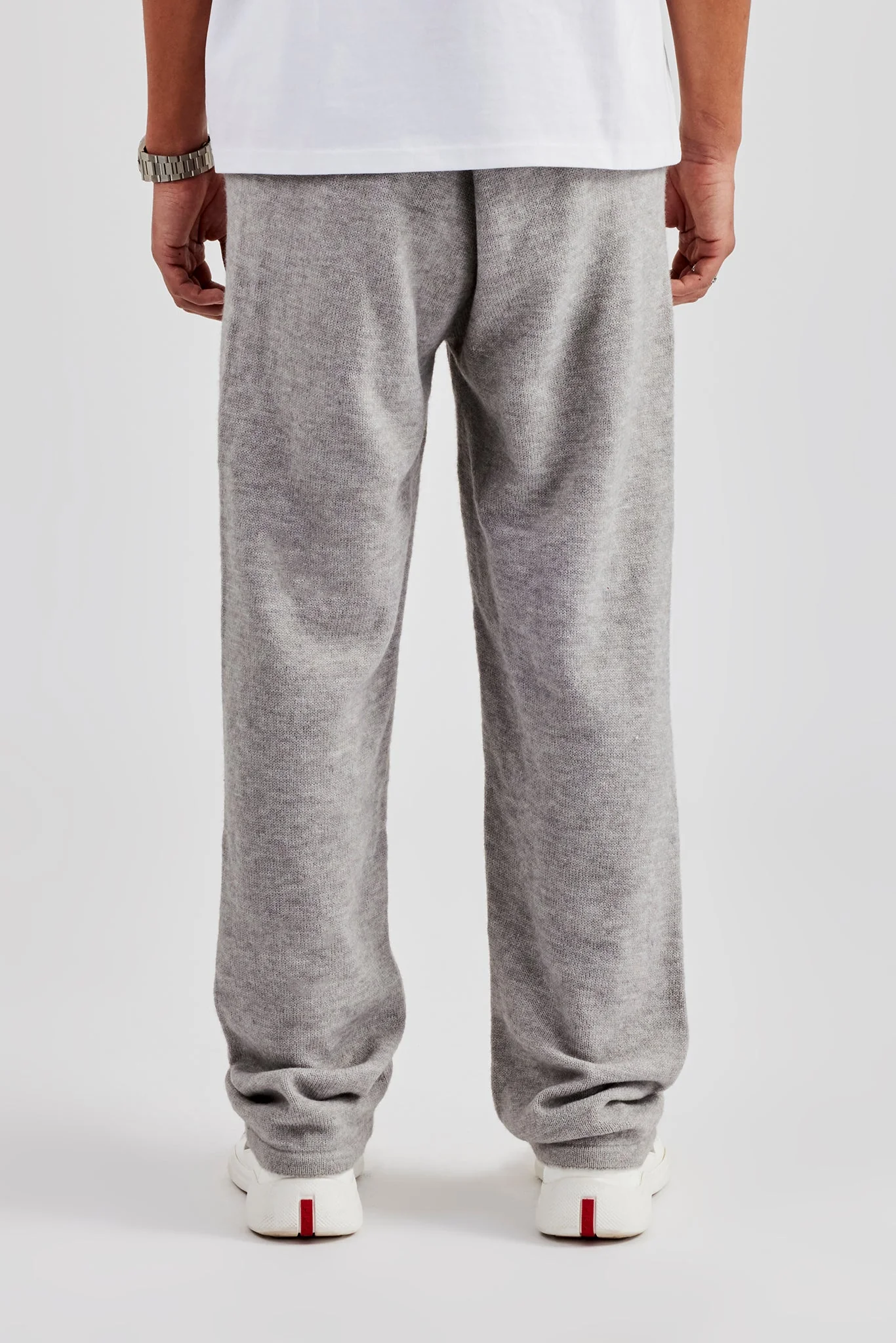 Fluffy Intarsia C Jogger - Grey - Image 3