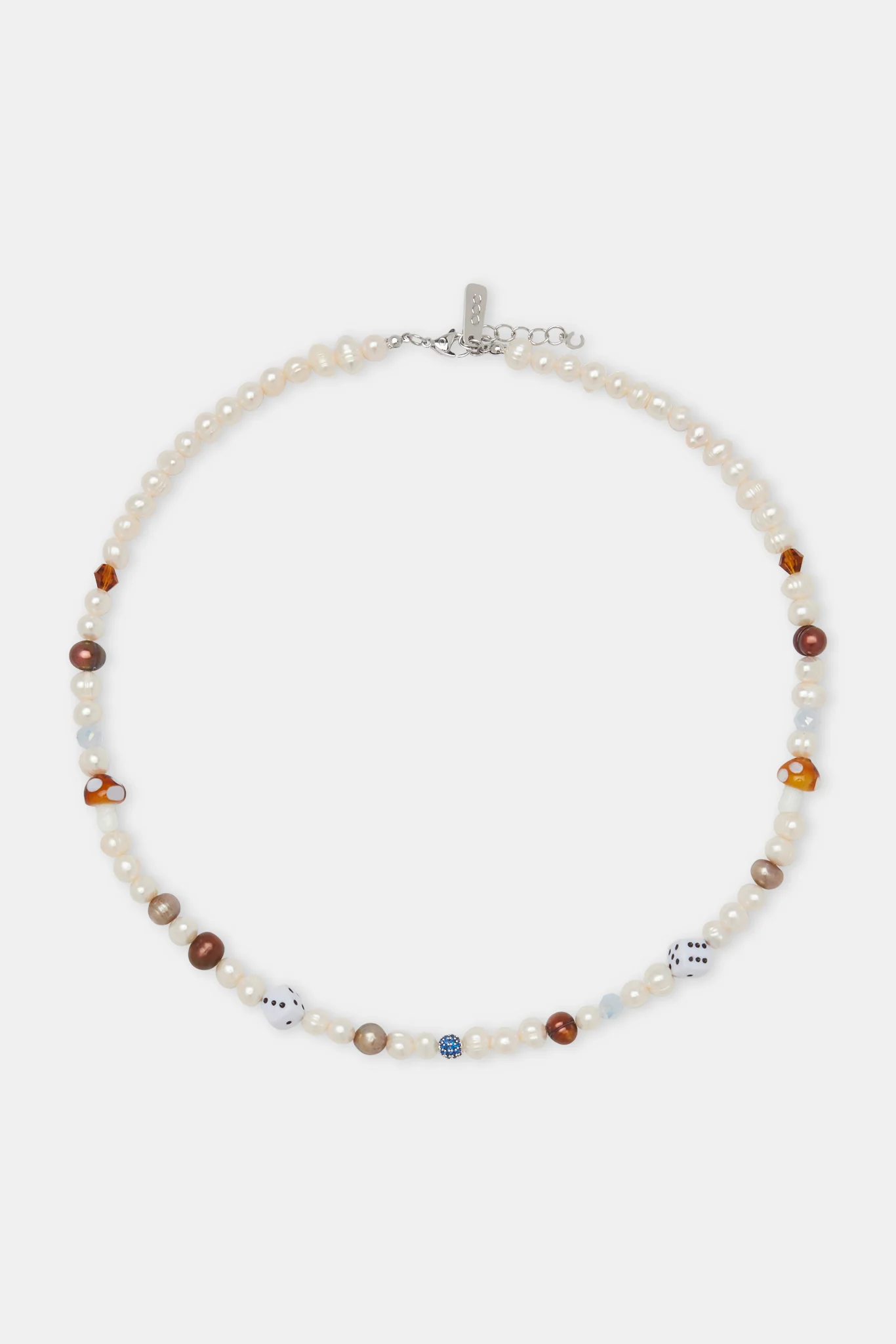 Freshwater Pearl Mixed Motif Necklace - Image 4