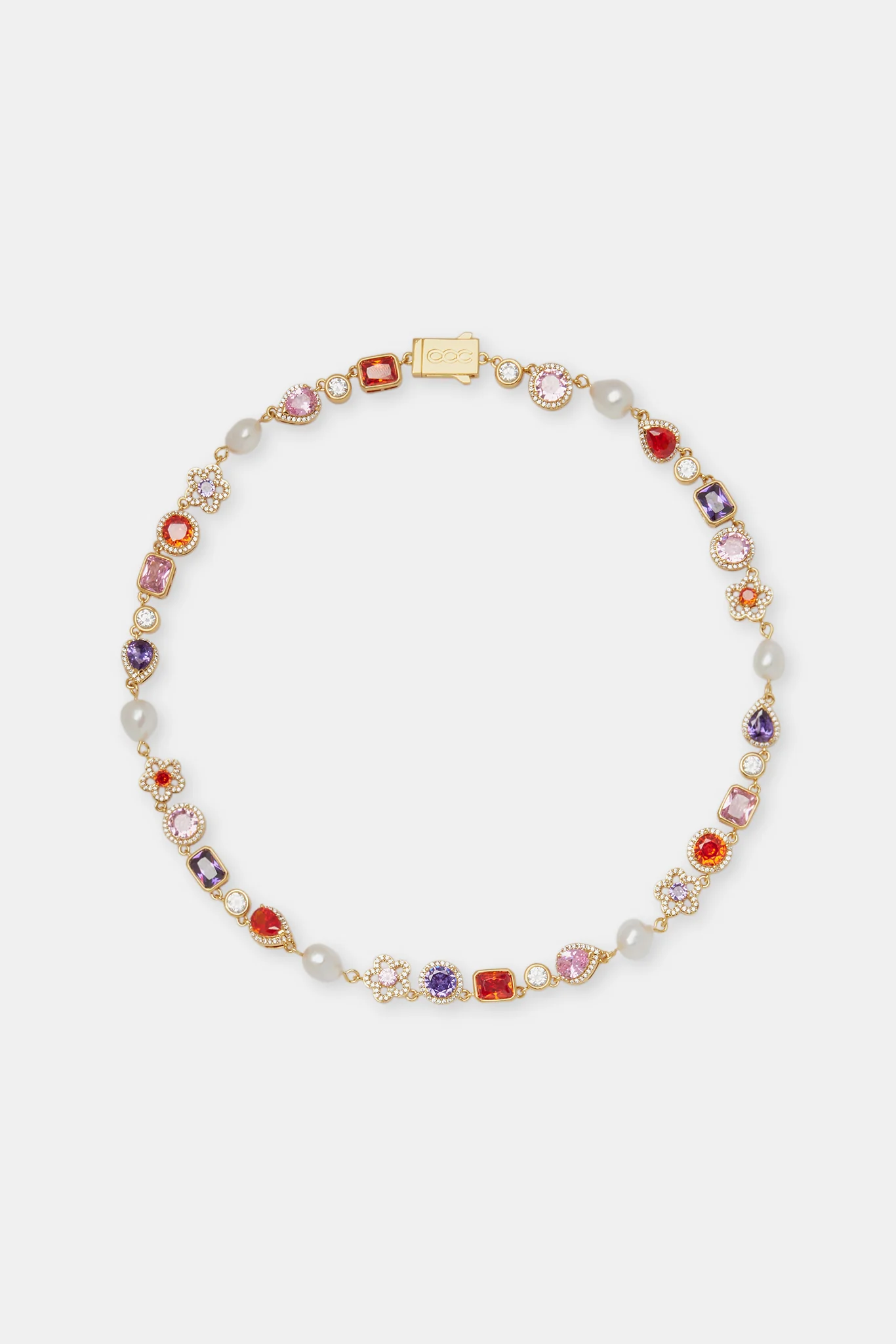 Freshwater Pearl & Multi Gemstone Chain - Image 4
