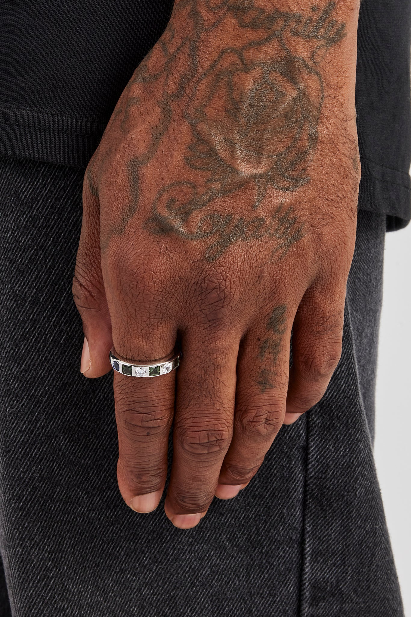 Gemstone Band Ring - 6mm - Image 2