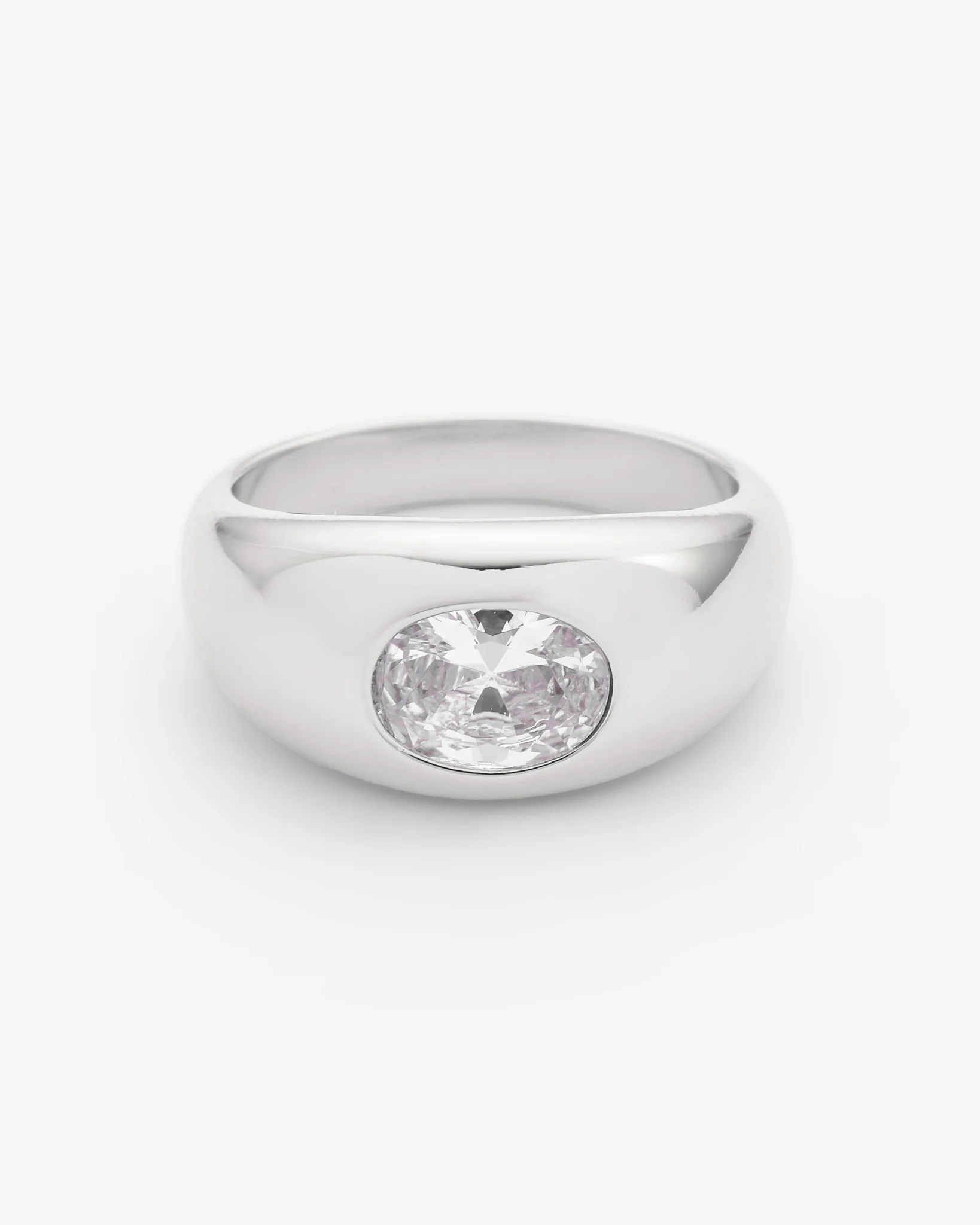 Gemstone Dome Ring - 10mm