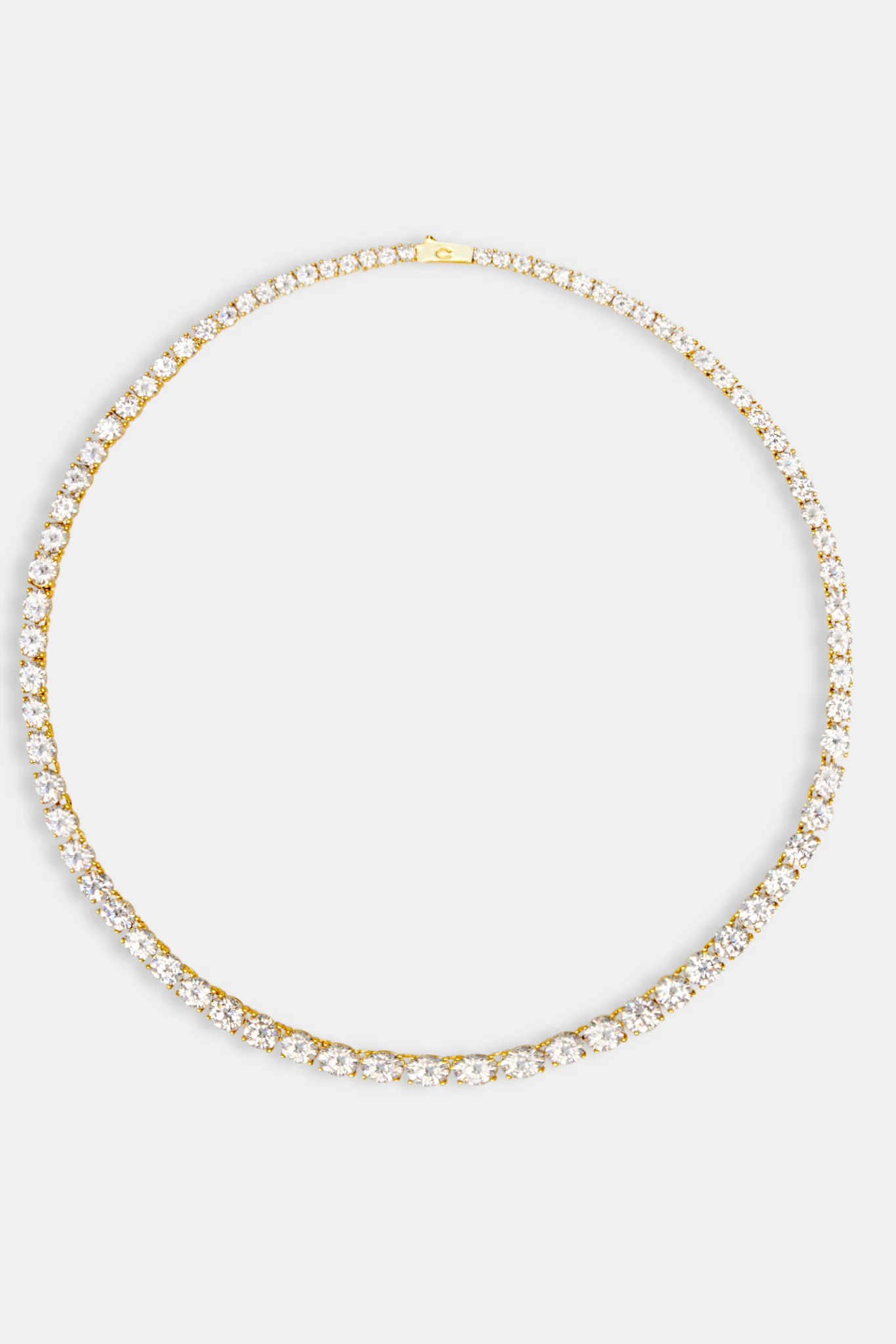 Graduated Gold Plated Tennis Chain - Image 4