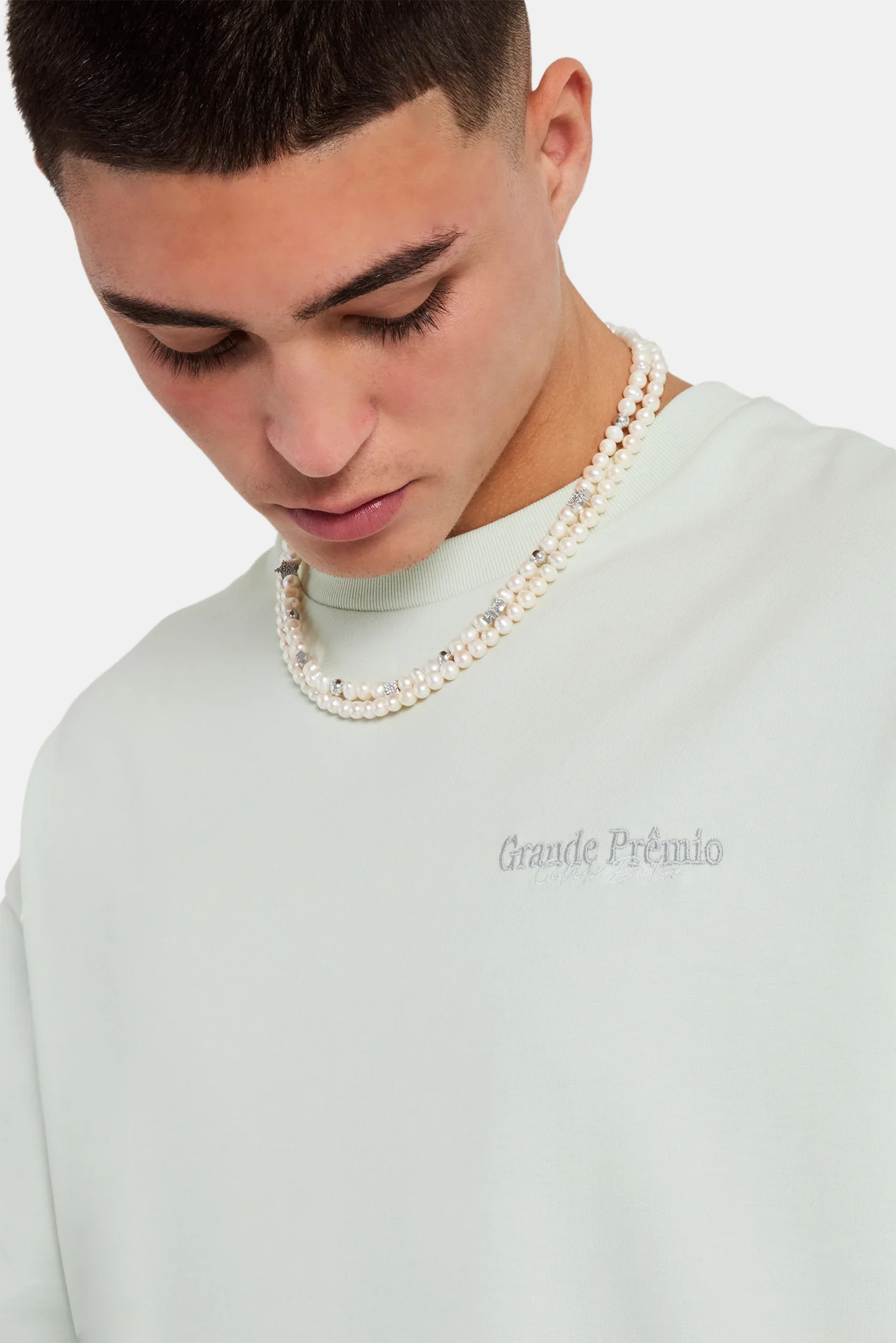 Grande Premio Graphic Oversized T-Shirt - Mint - Image 3
