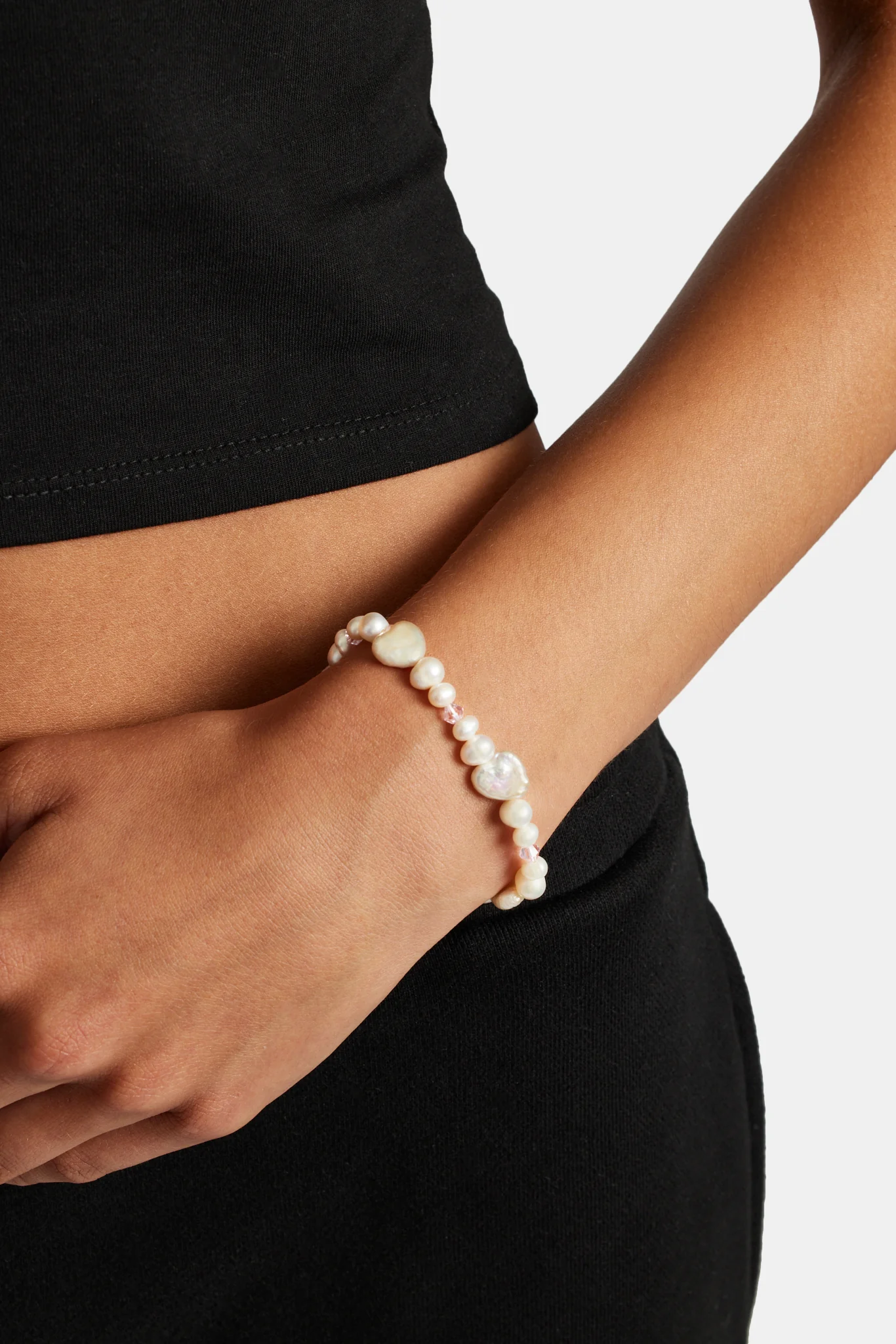 Heart Shape Freshwater Pearl Bracelet - Image 3