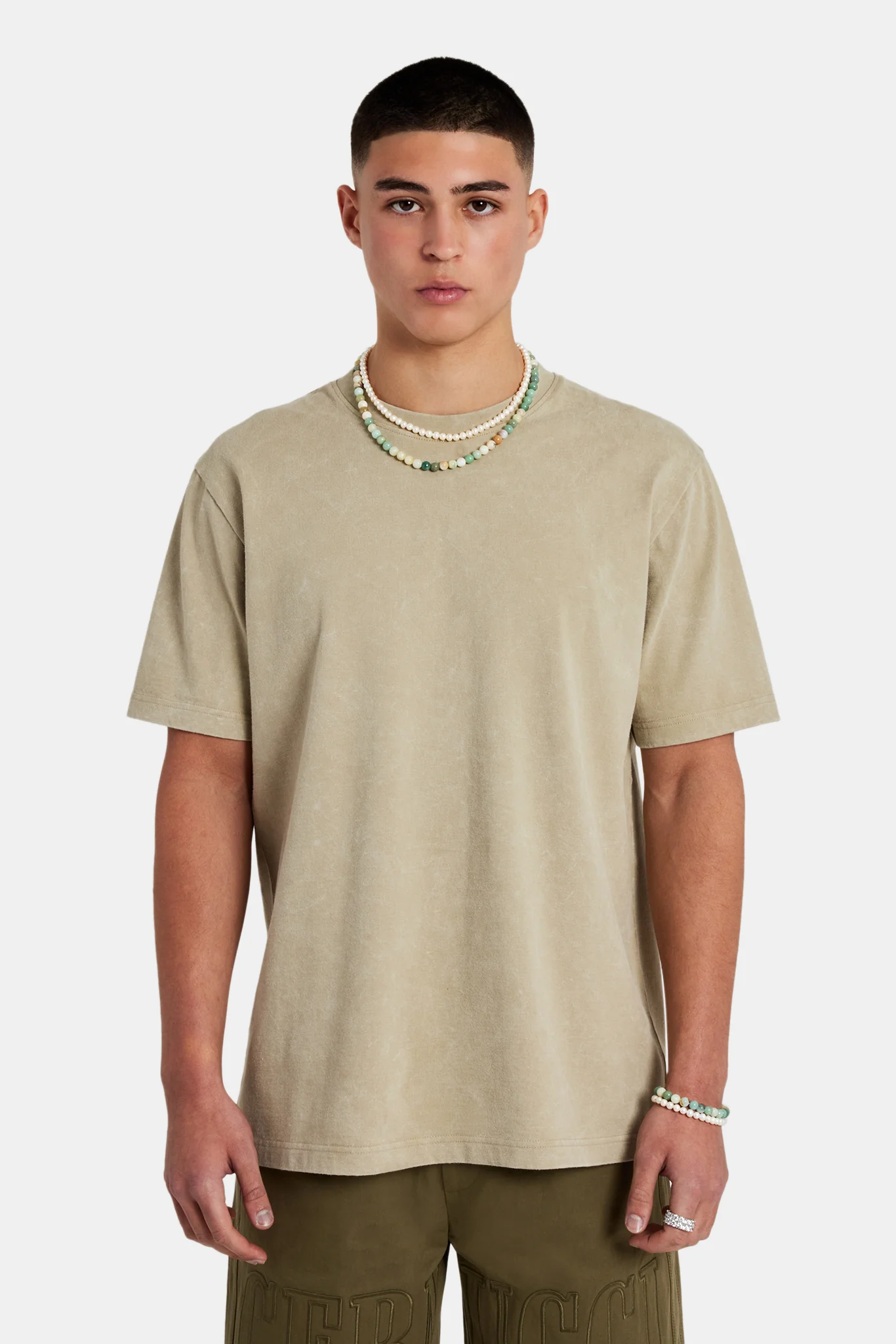 Heavyweight World Tour Graphic T-Shirt - Sage - Image 4