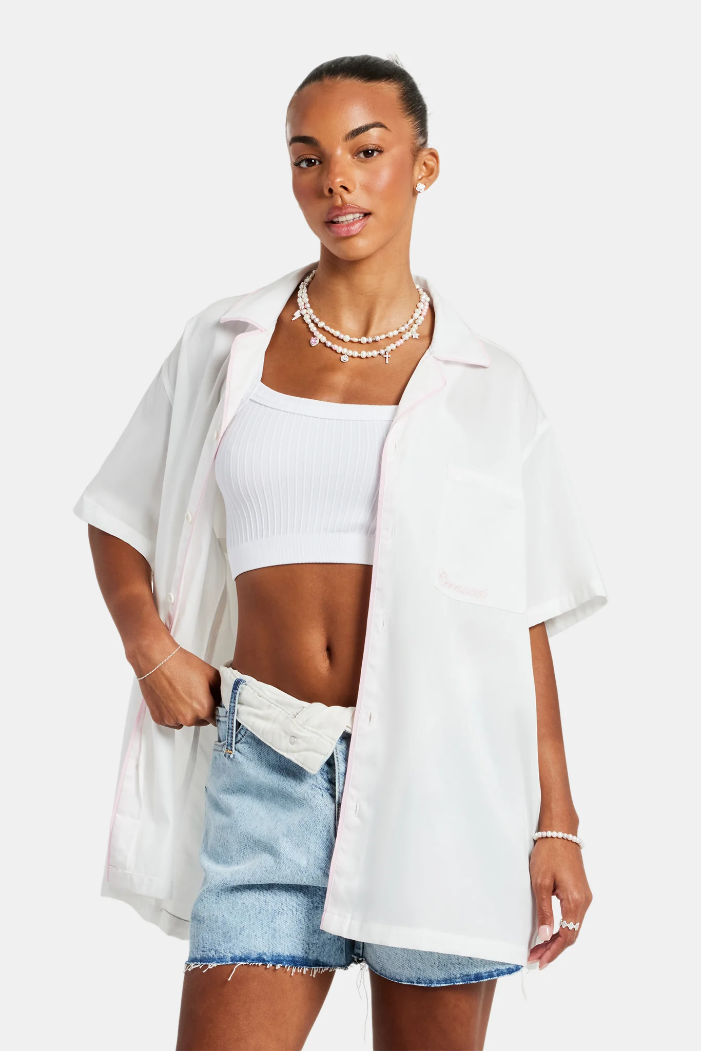 Hotel Graphic Shirt - Off White - Image 4