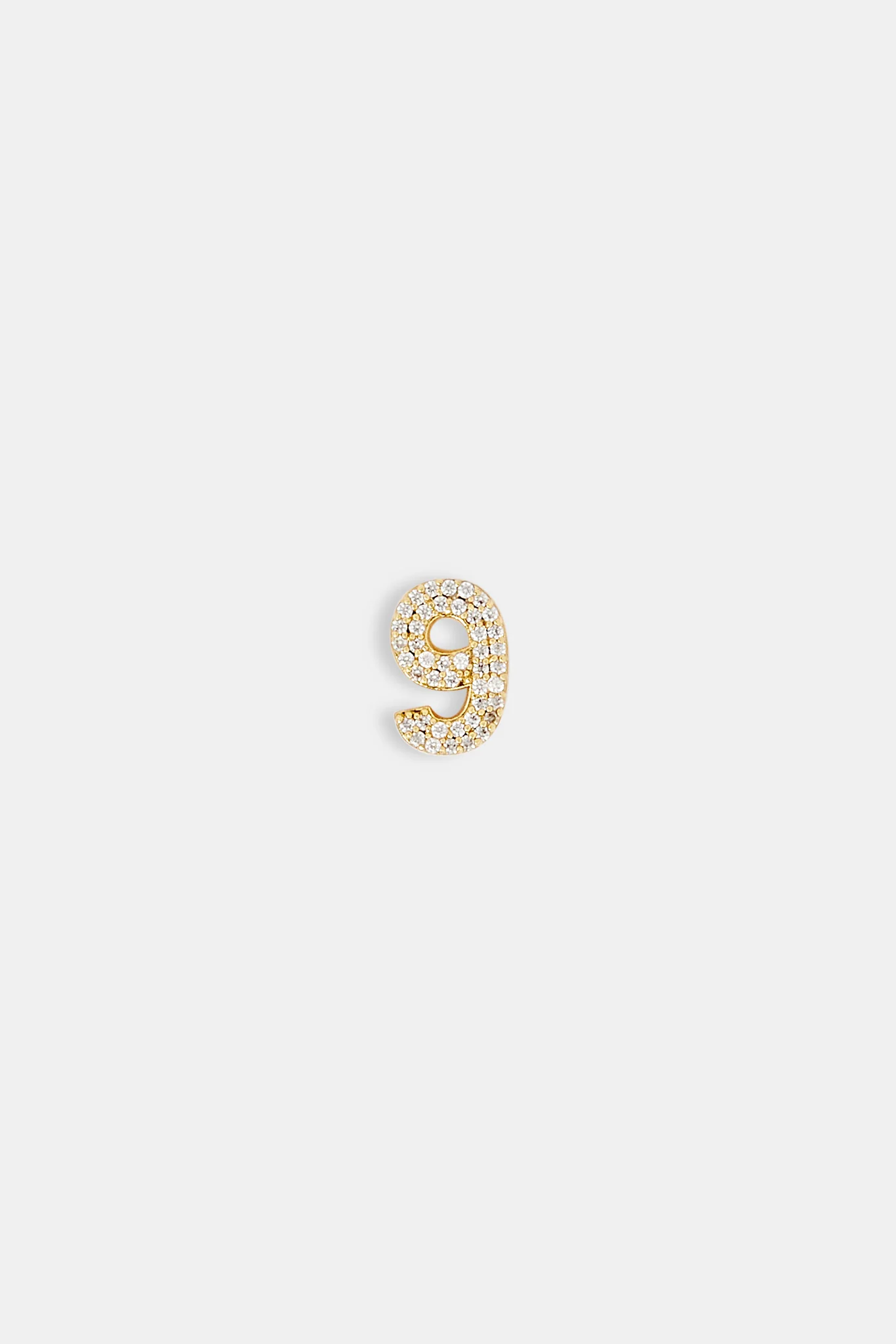 Iced Number Pendant - 12mm - Image 20