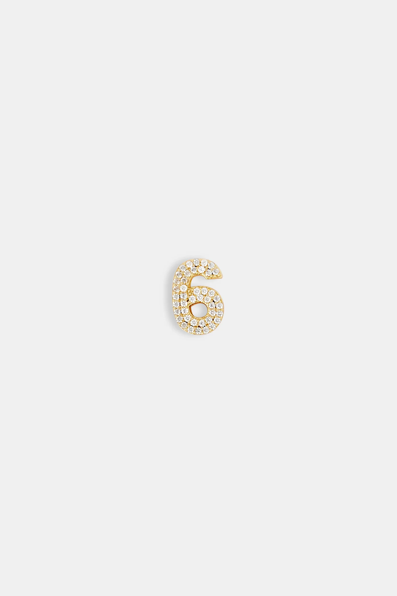 Iced Number Pendant - 12mm - Image 14