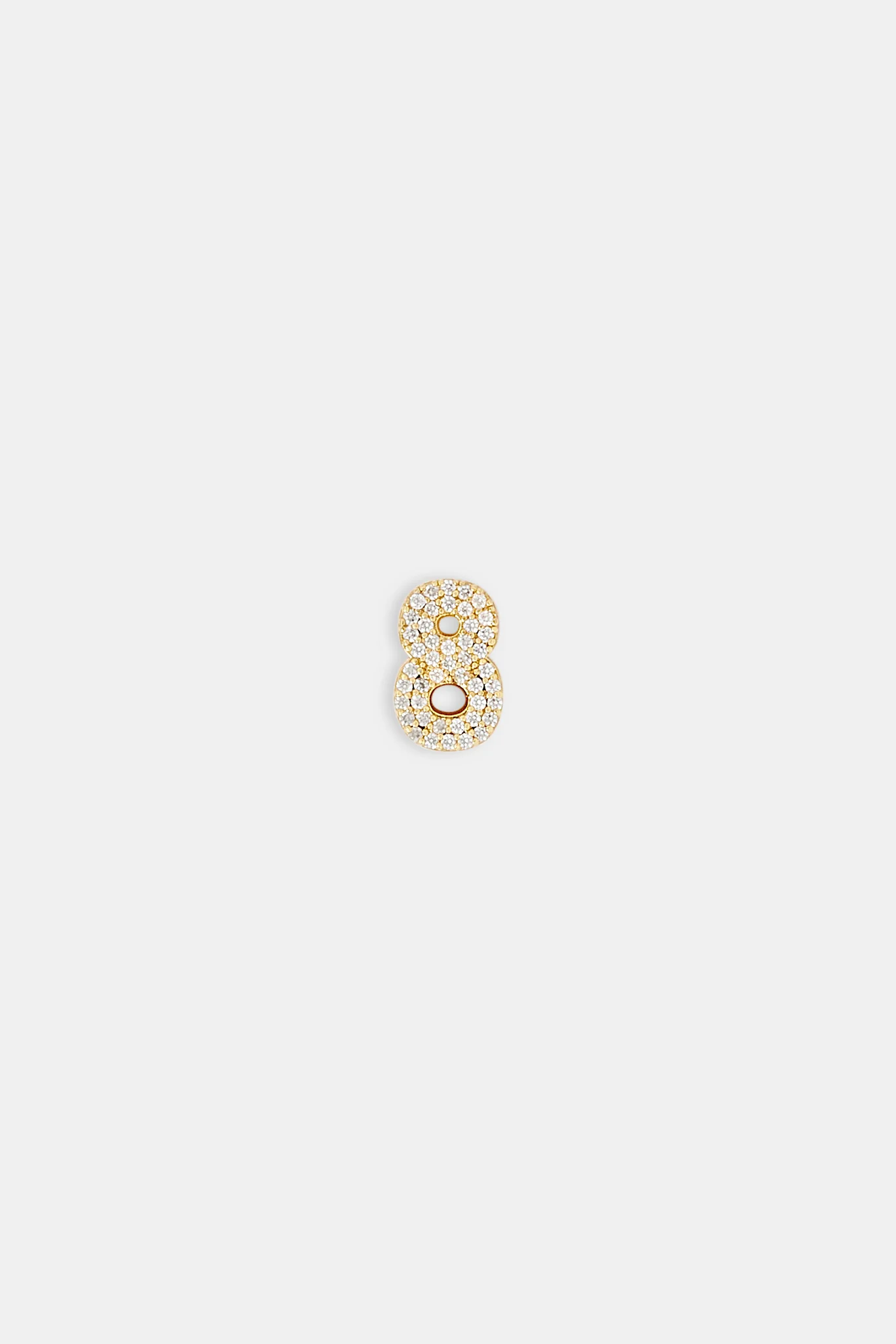 Iced Number Pendant - 12mm - Image 18