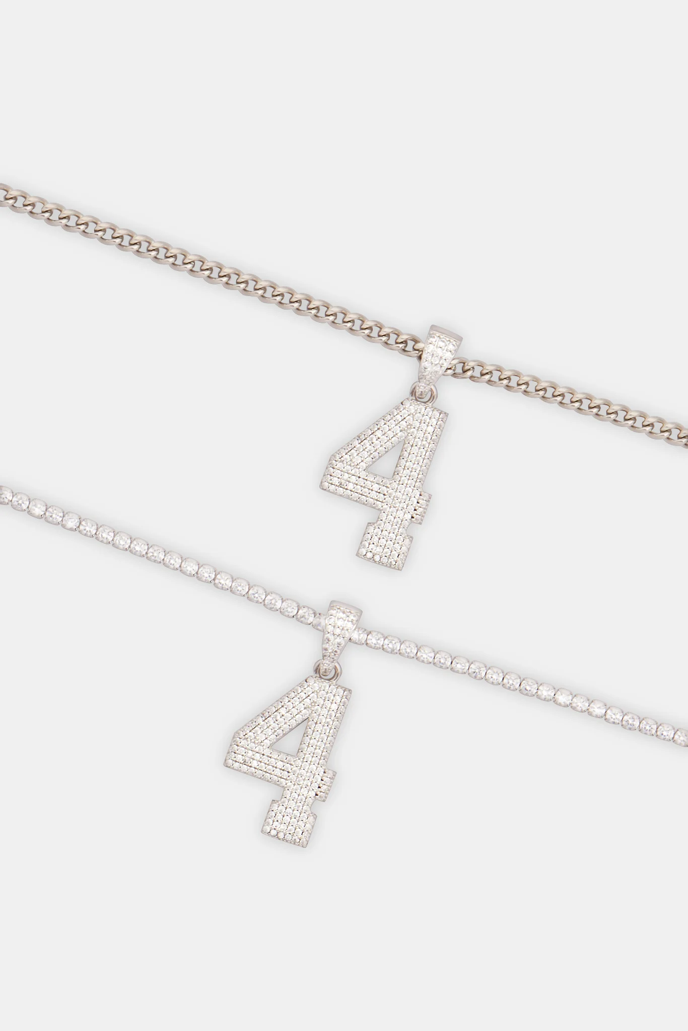 Iced 4 Number Pendant - Image 5