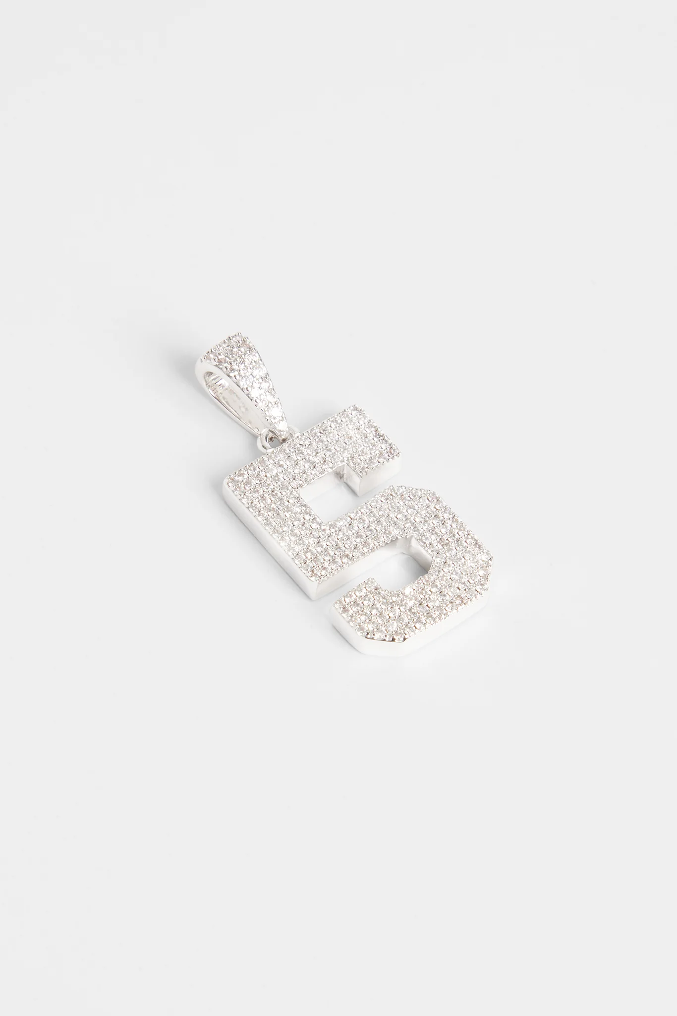 Iced 5 Number Pendant - Image 3